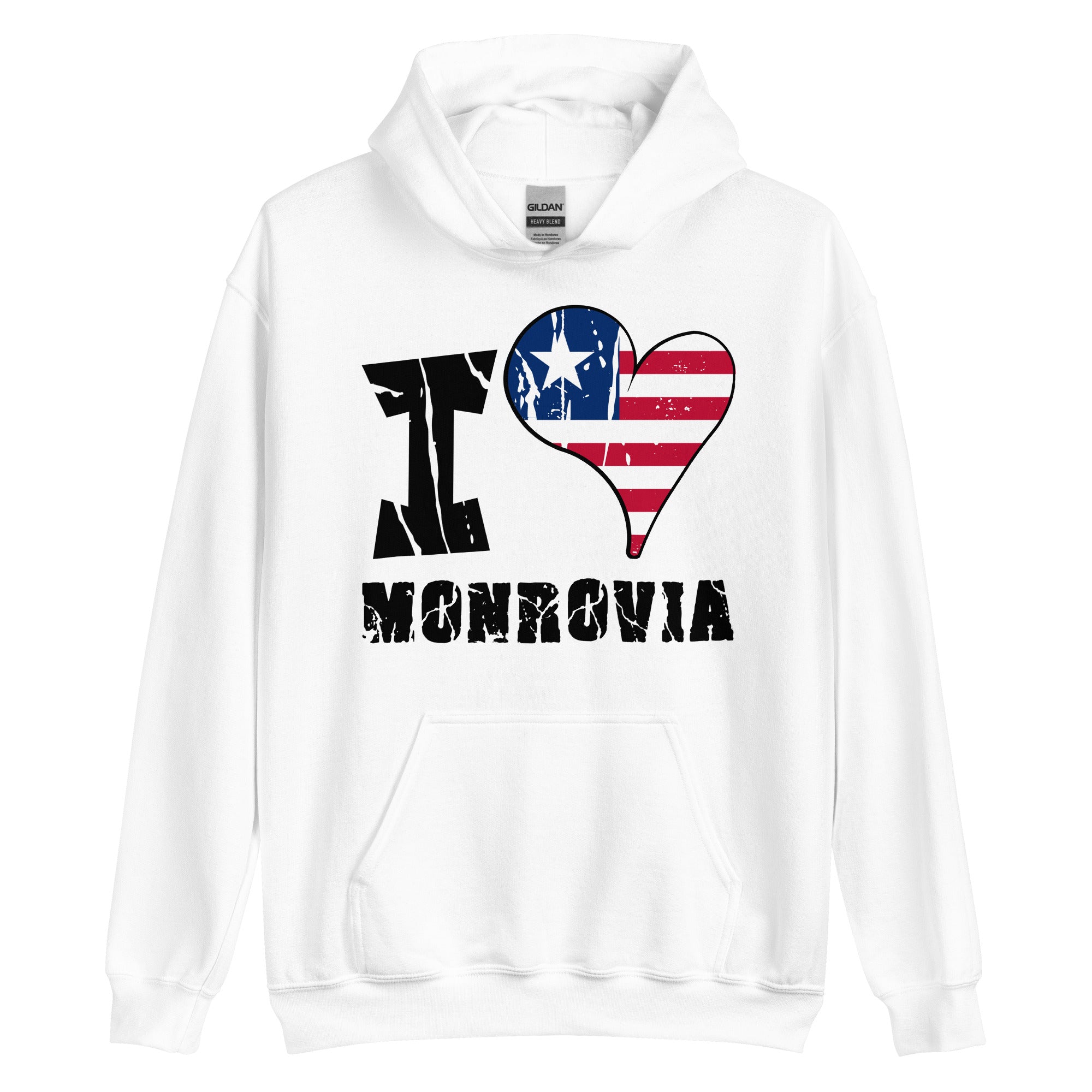 Unisex Hoodie - I Love Monrovia