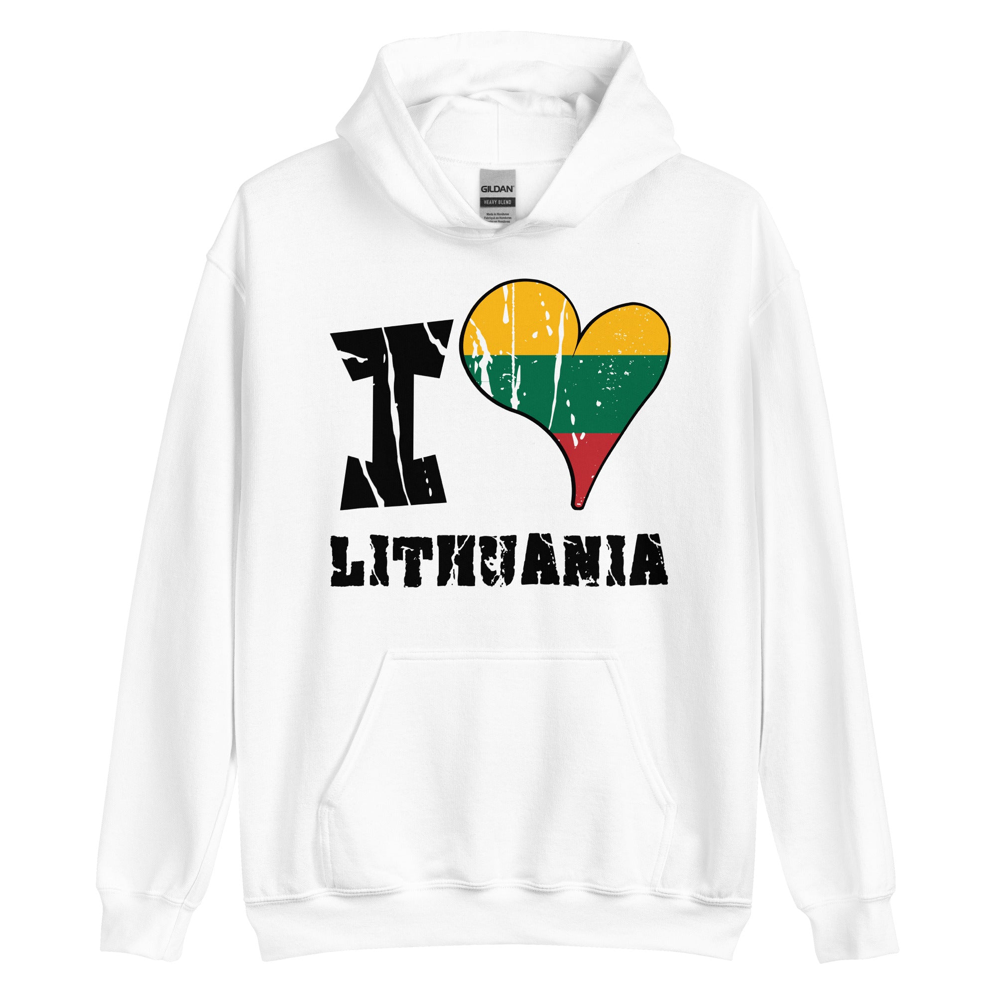 Unisex Hoodie - I Love Lithuania