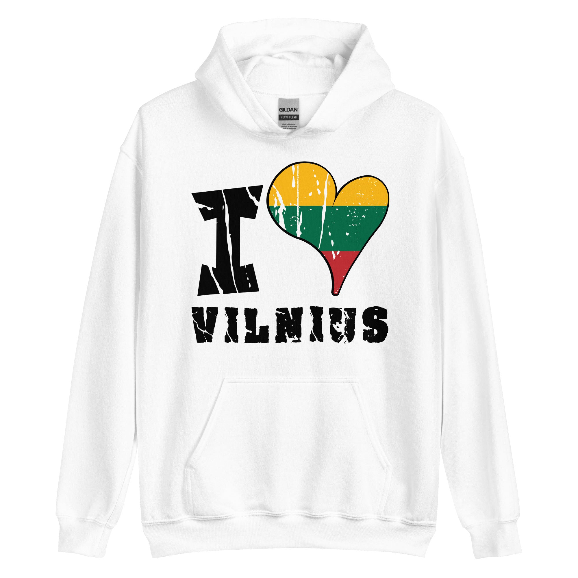 Unisex Hoodie - I Love Vilnius