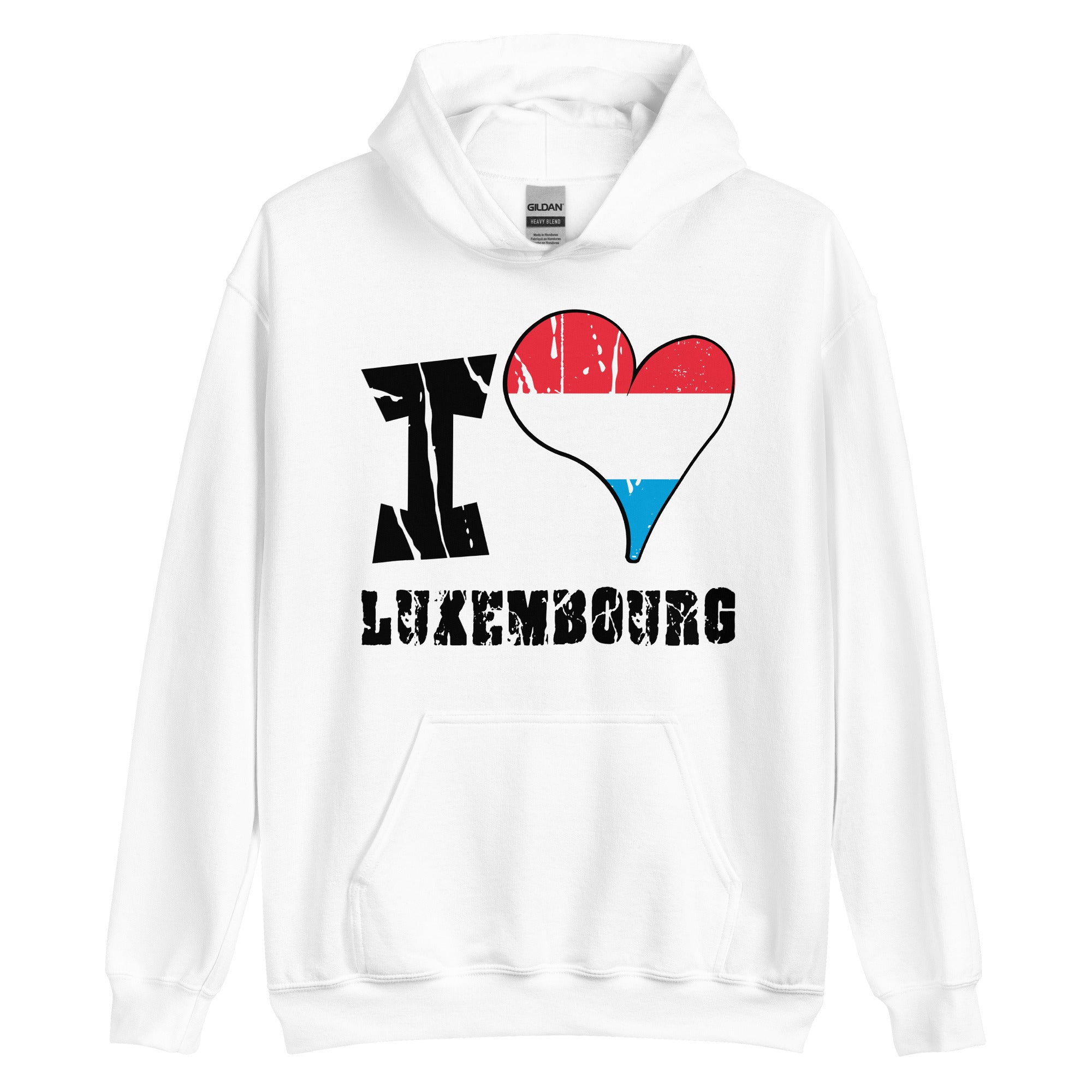 Unisex Hoodie - I Love Luxembourg