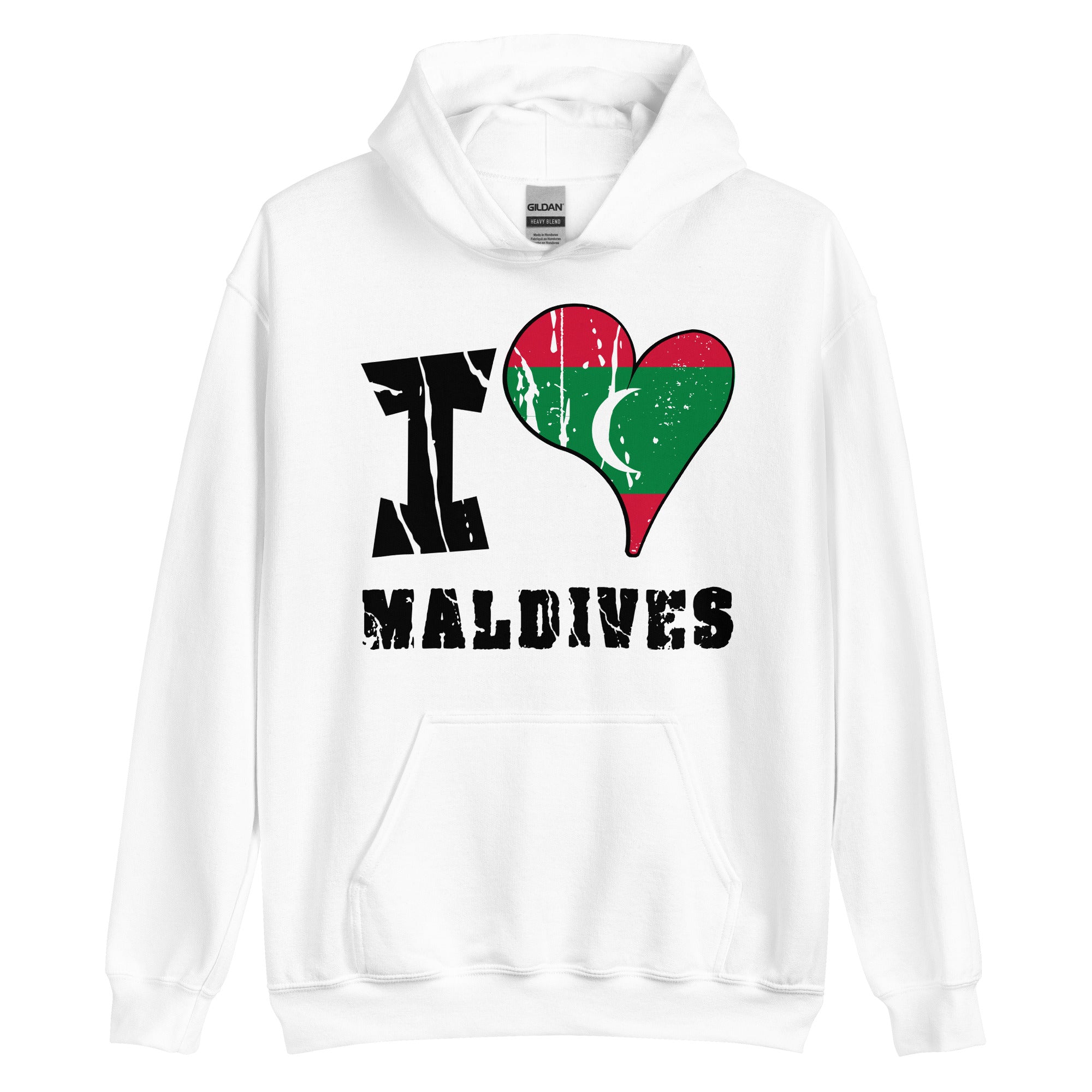 Unisex Hoodie - I Love Maldives