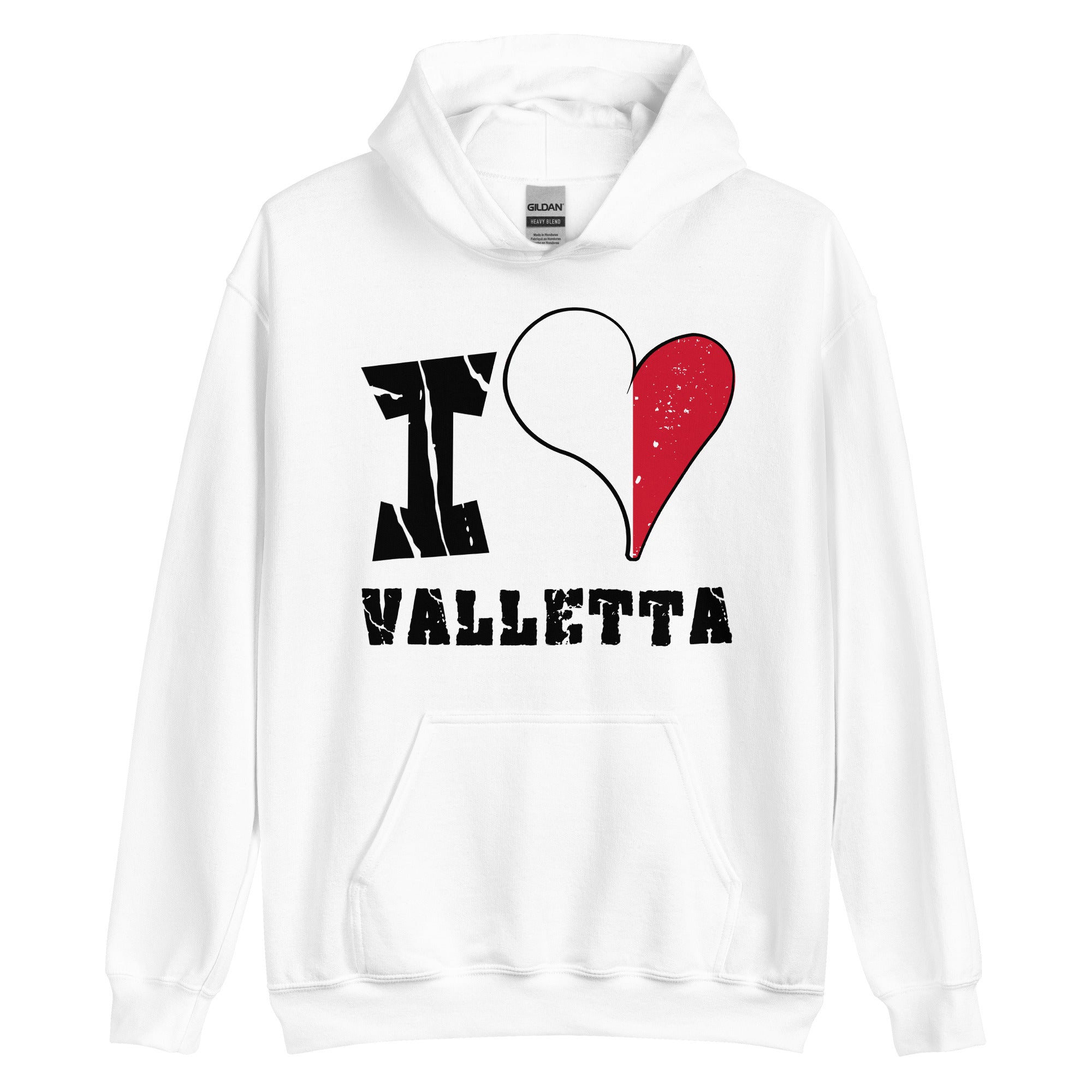 Unisex Hoodie - I Love Valletta