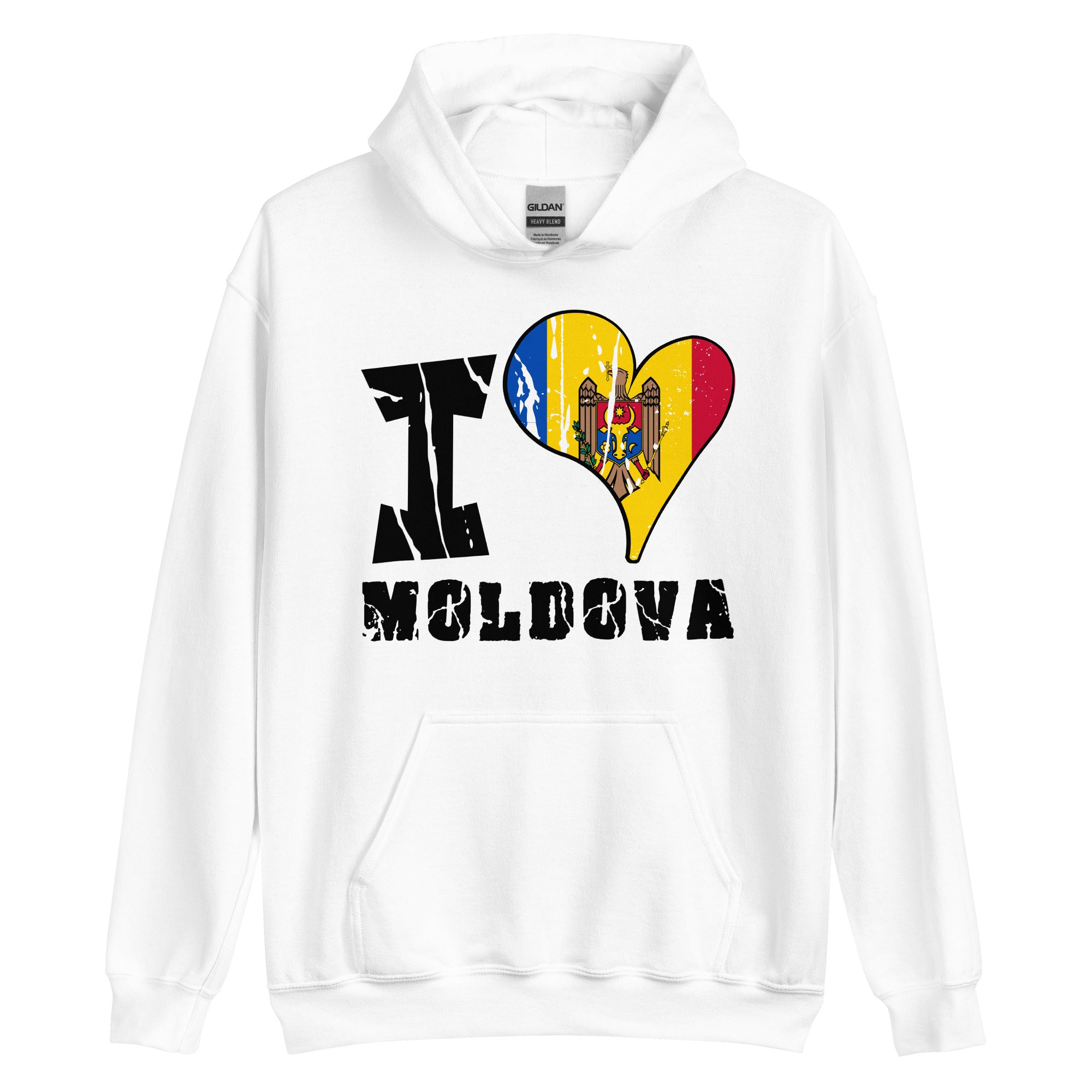 Unisex Hoodie - I Love Moldova