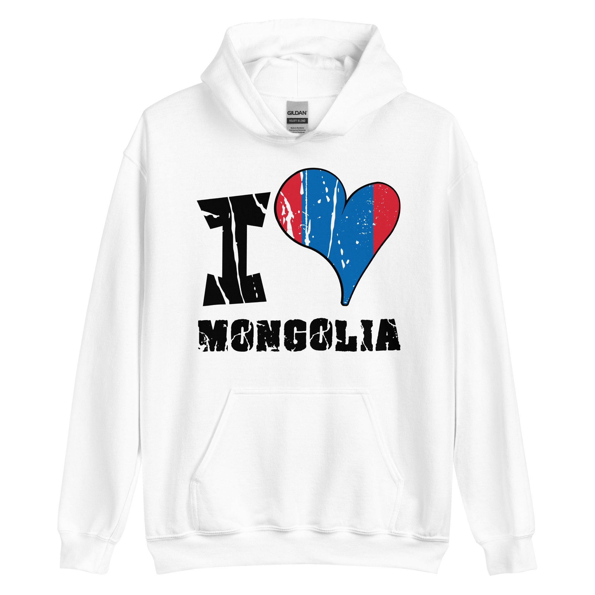 Unisex Hoodie - I Love Mongolia