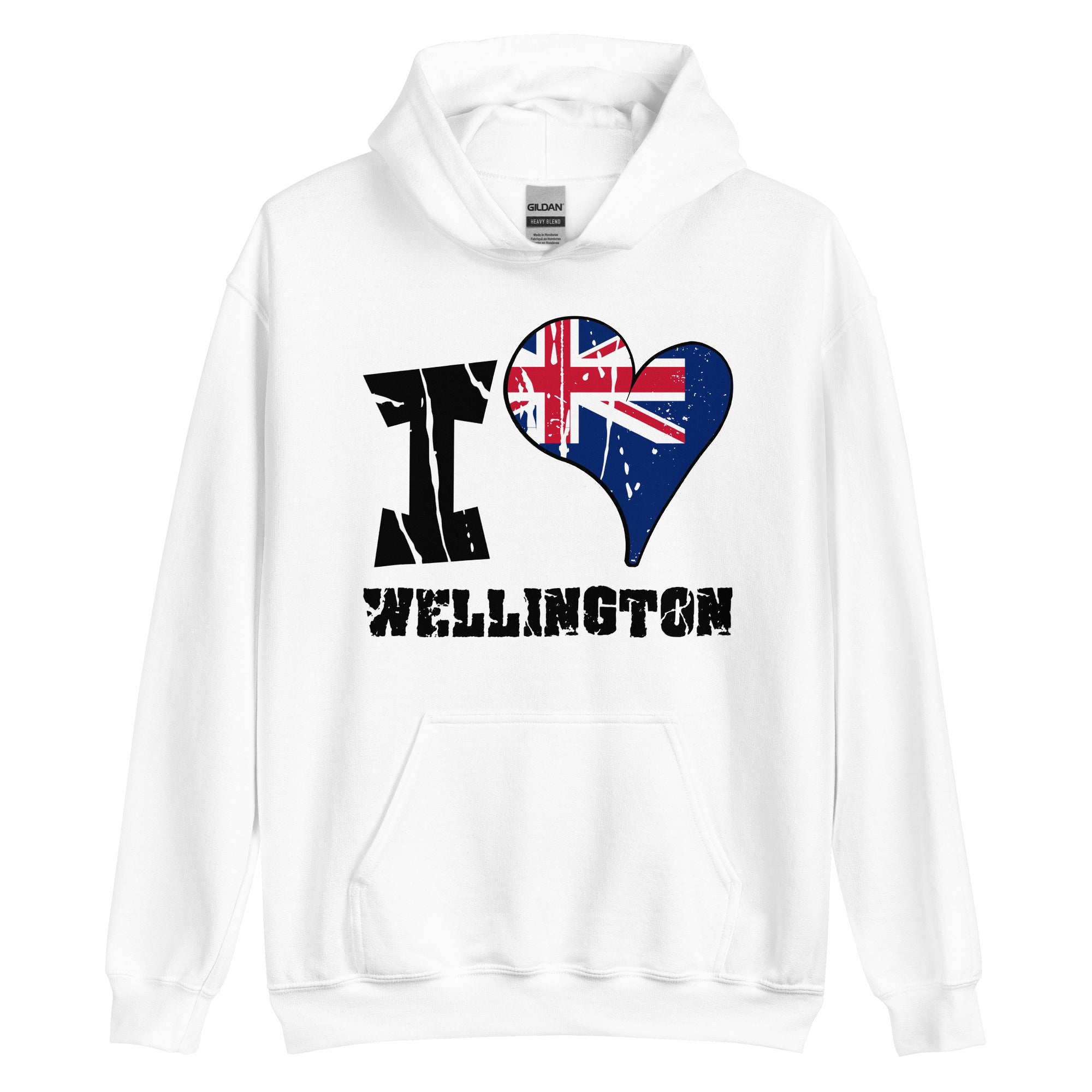 Unisex Hoodie - I Love Wellington