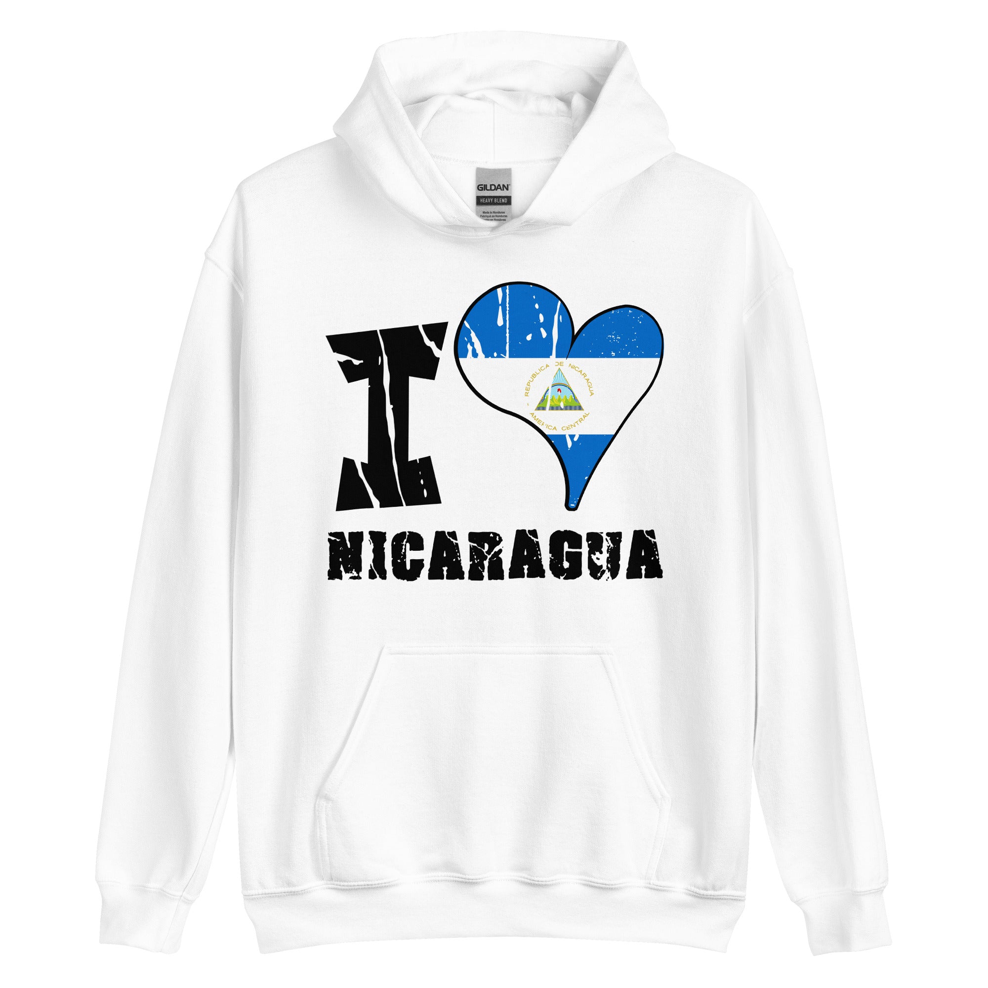 Unisex Hoodie - I Love Nicaragua