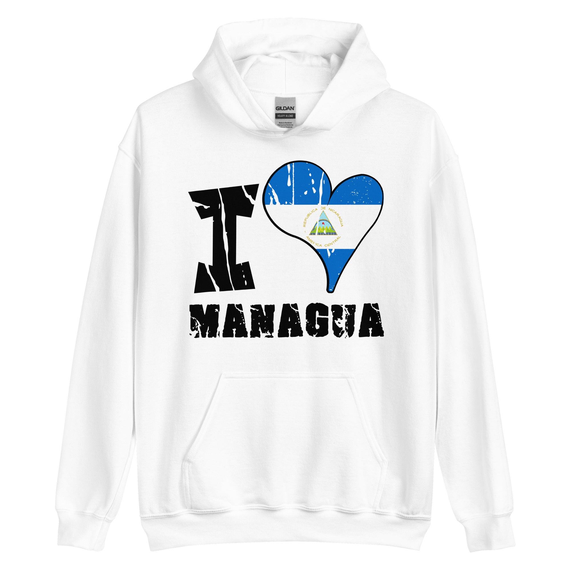 Unisex Hoodie - I Love Managua