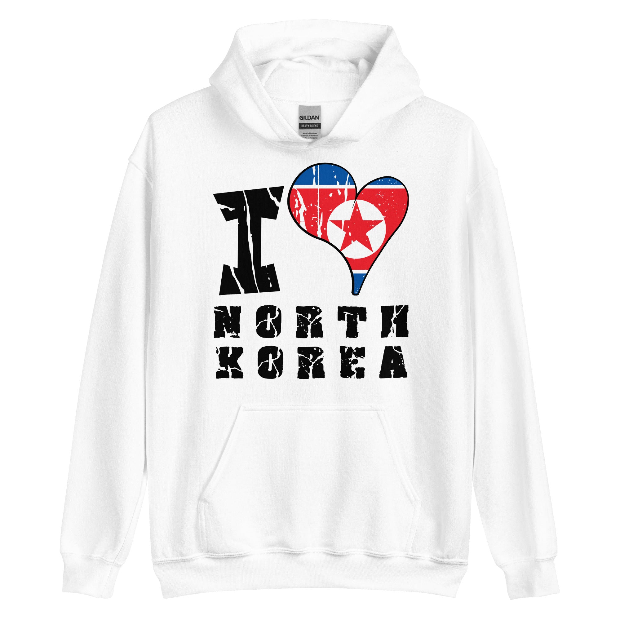 Unisex Hoodie - I Love North Korea