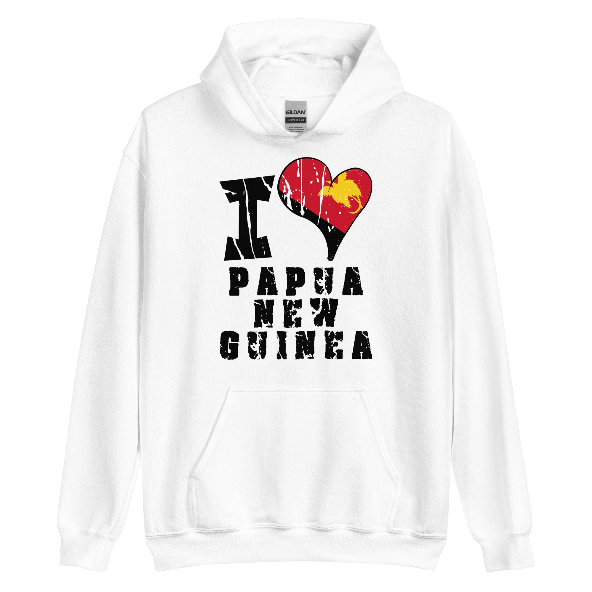 Unisex Hoodie - I Love Papua New Guinea