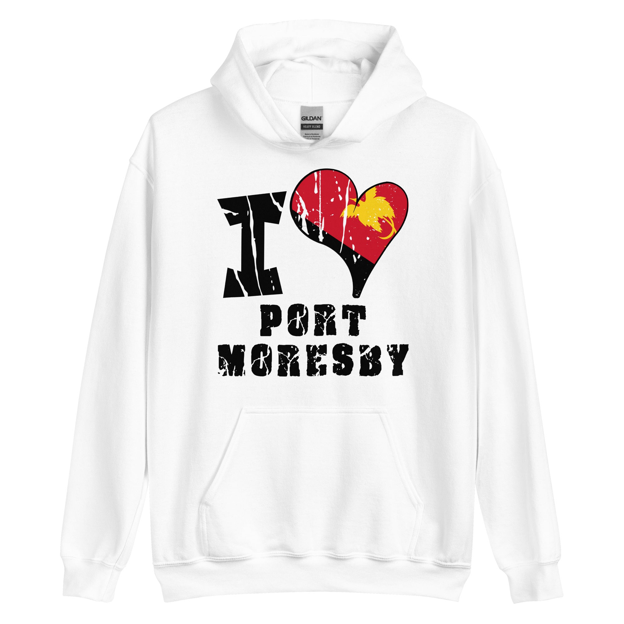 Unisex Hoodie - I Love Port Moresby