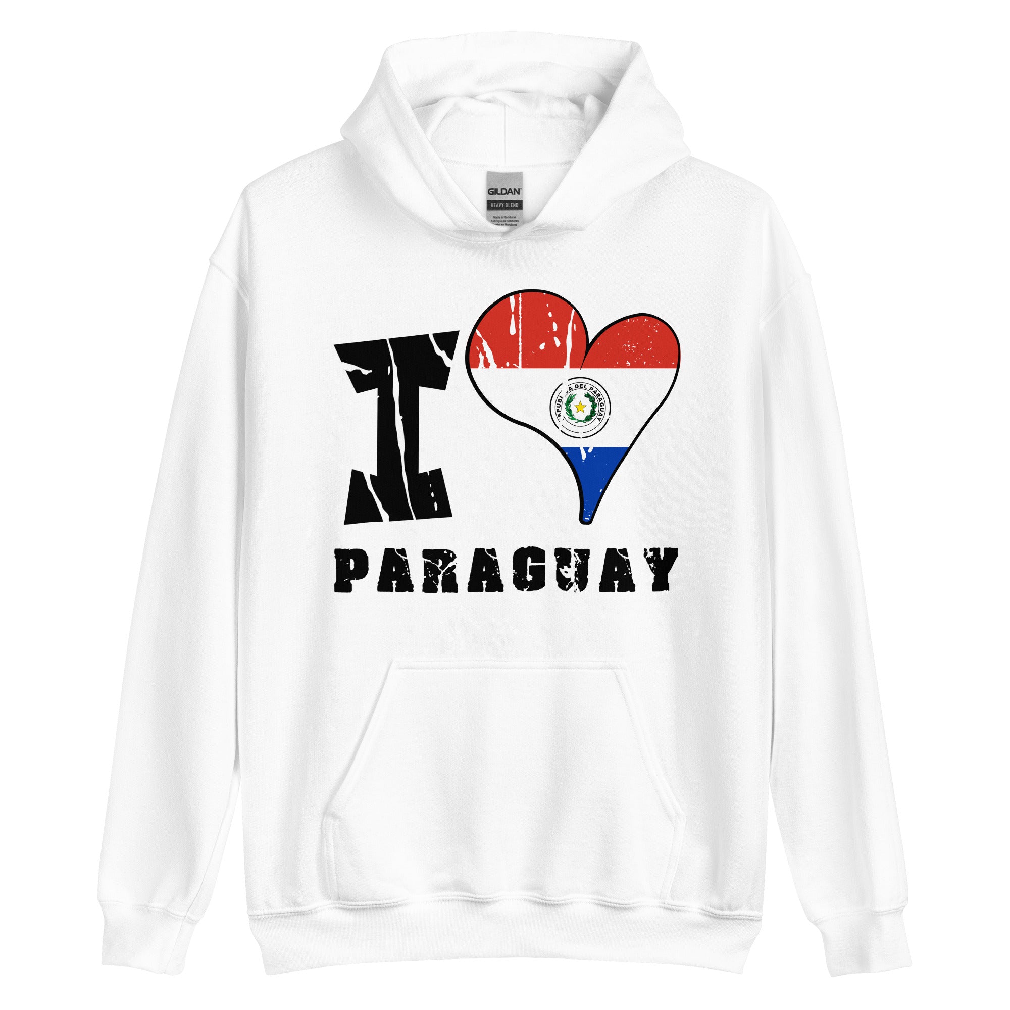 Unisex Hoodie - I Love Paraguay