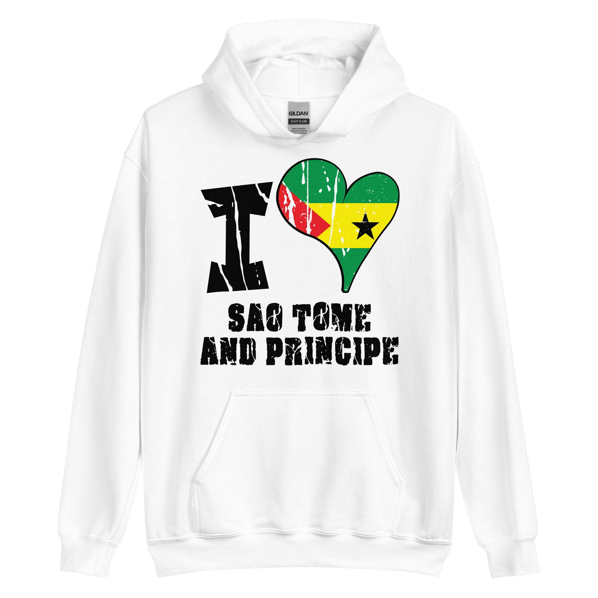 Unisex Hoodie - I Love São Tomé and Príncipe