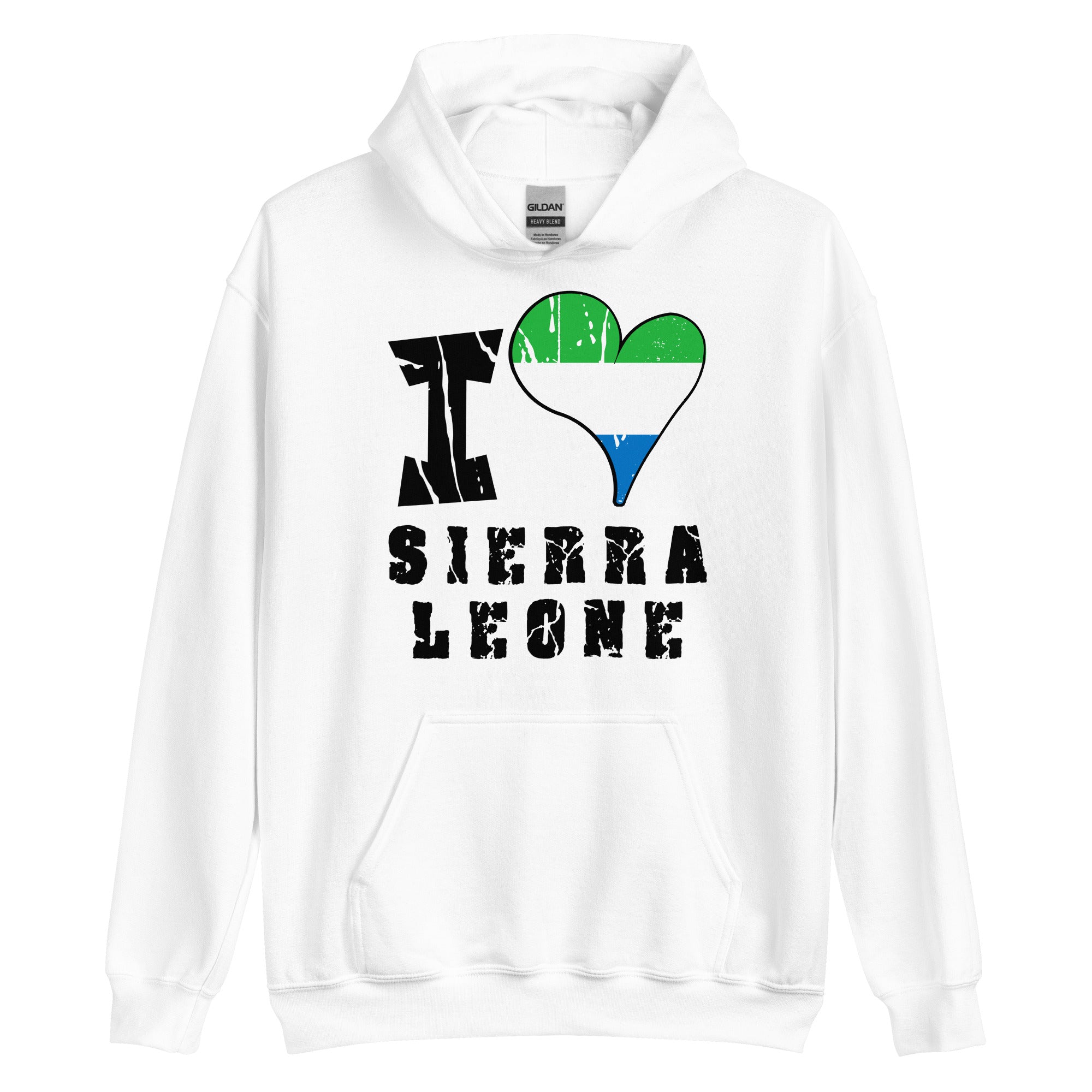 Unisex Hoodie - I Love Sierra Leone