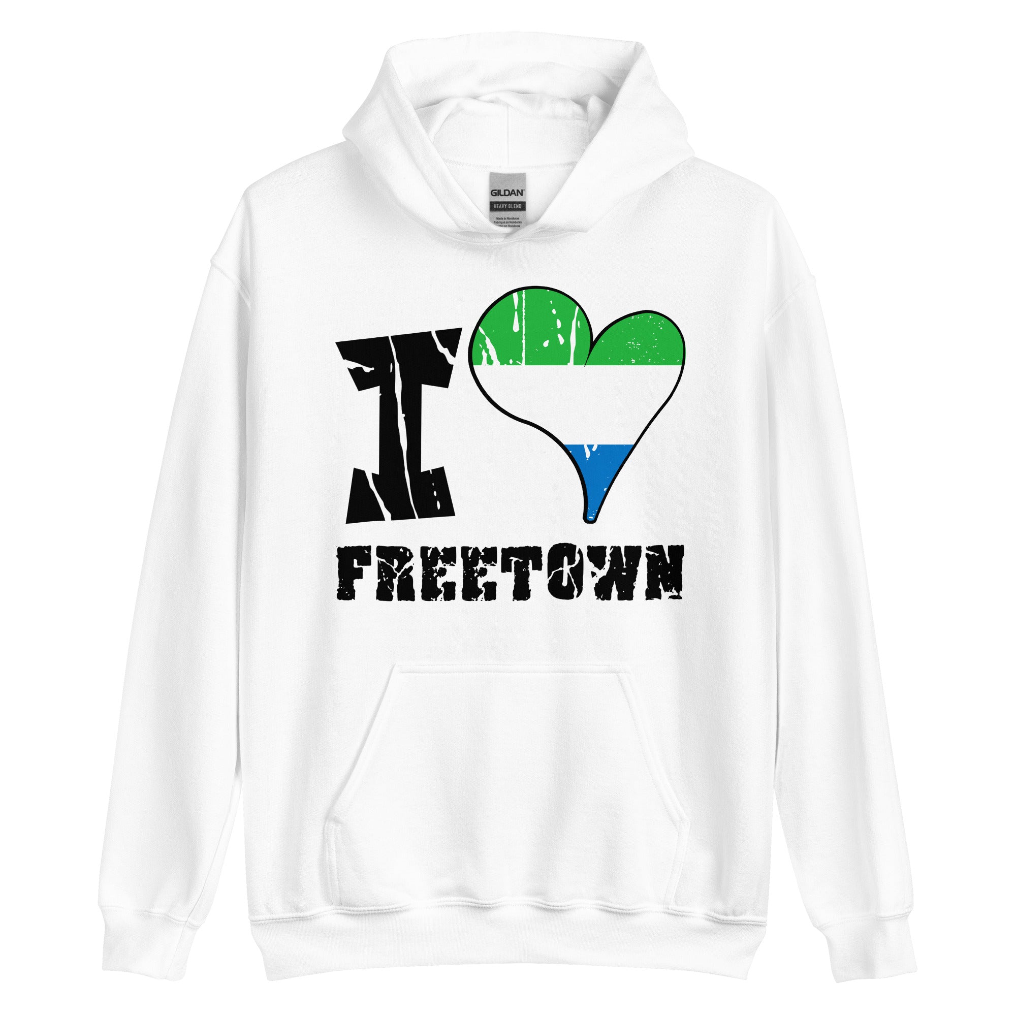 Unisex Hoodie - I Love Freetown