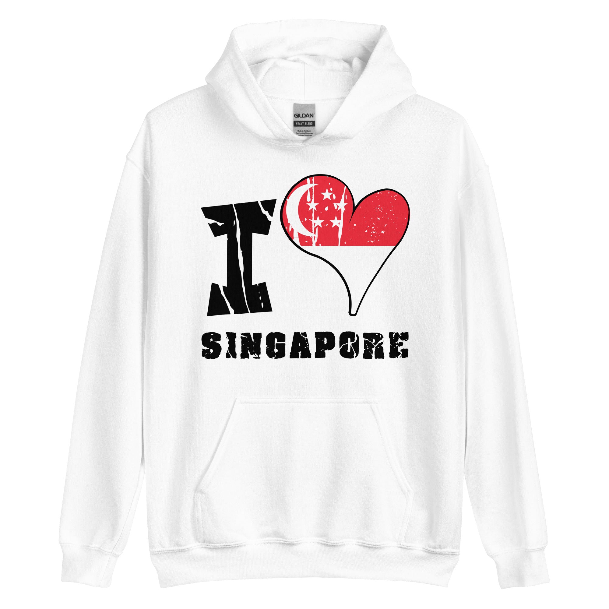 Unisex Hoodie - I Love Singapore