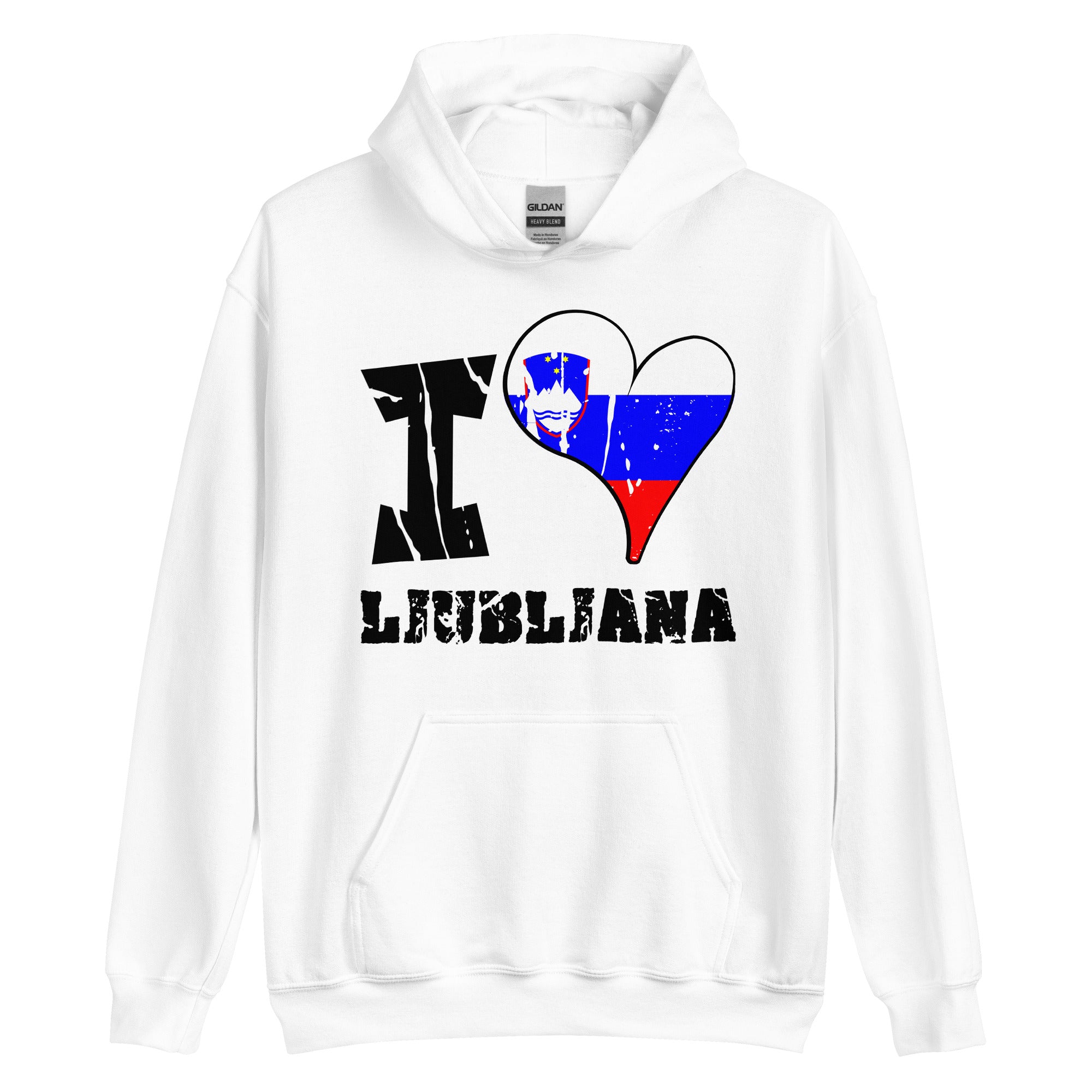 Unisex Hoodie - I Love Ljubljana