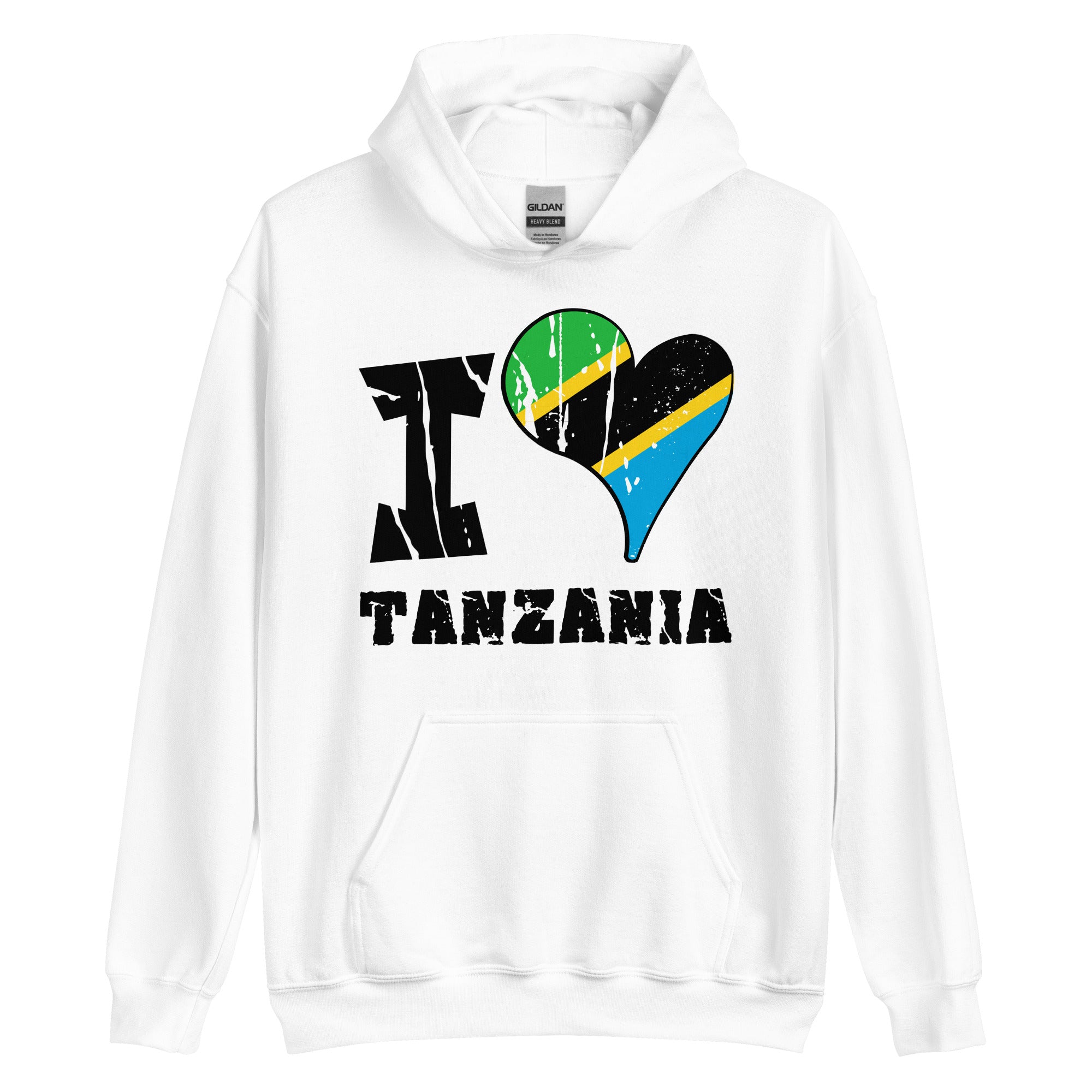 Unisex Hoodie - I Love Tanzania