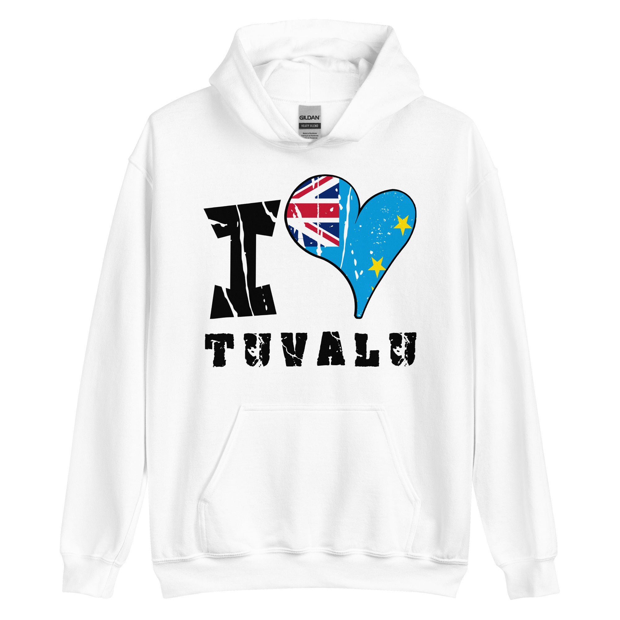 Unisex Hoodie - I Love Tuvalu