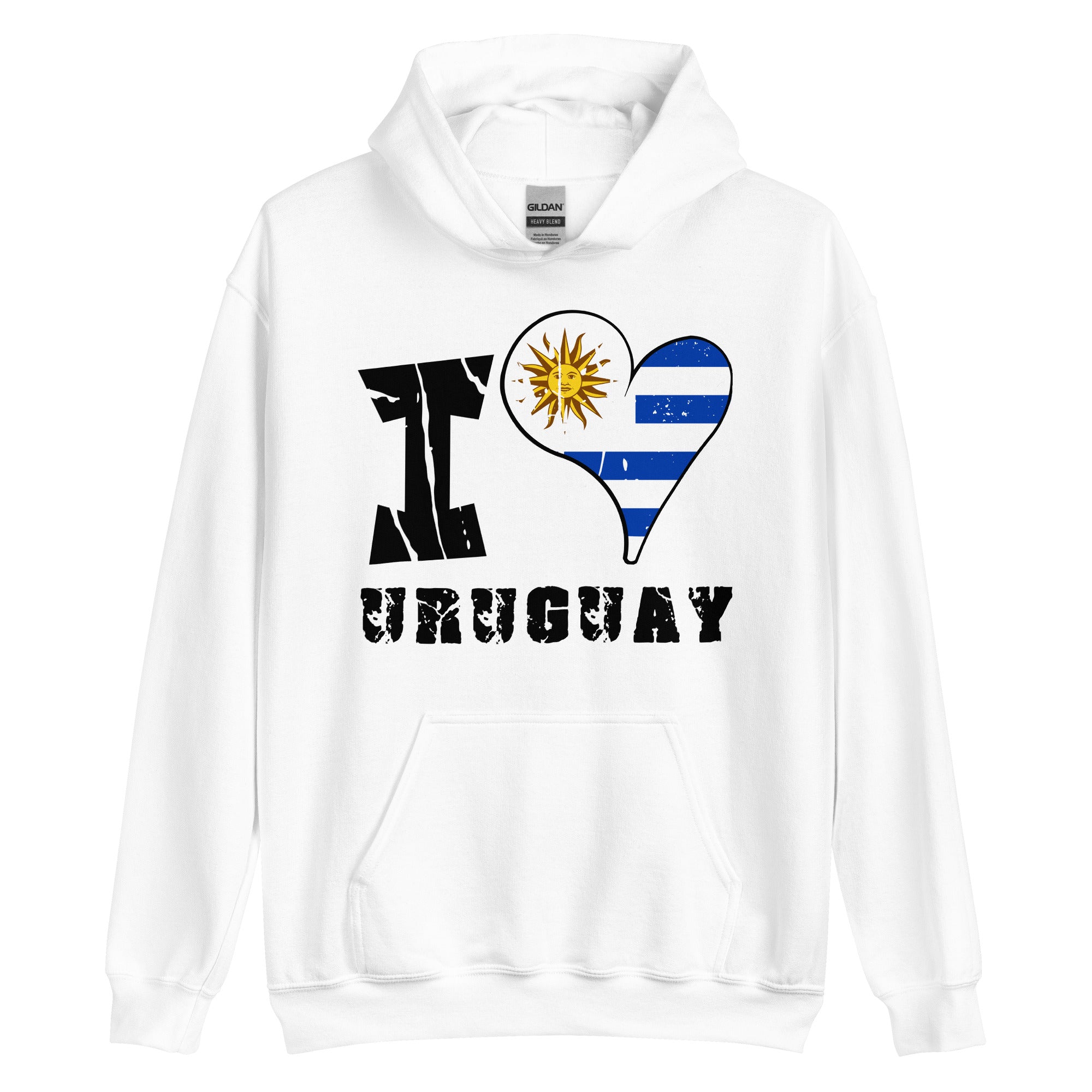 Unisex Hoodie - I Love Uruguay