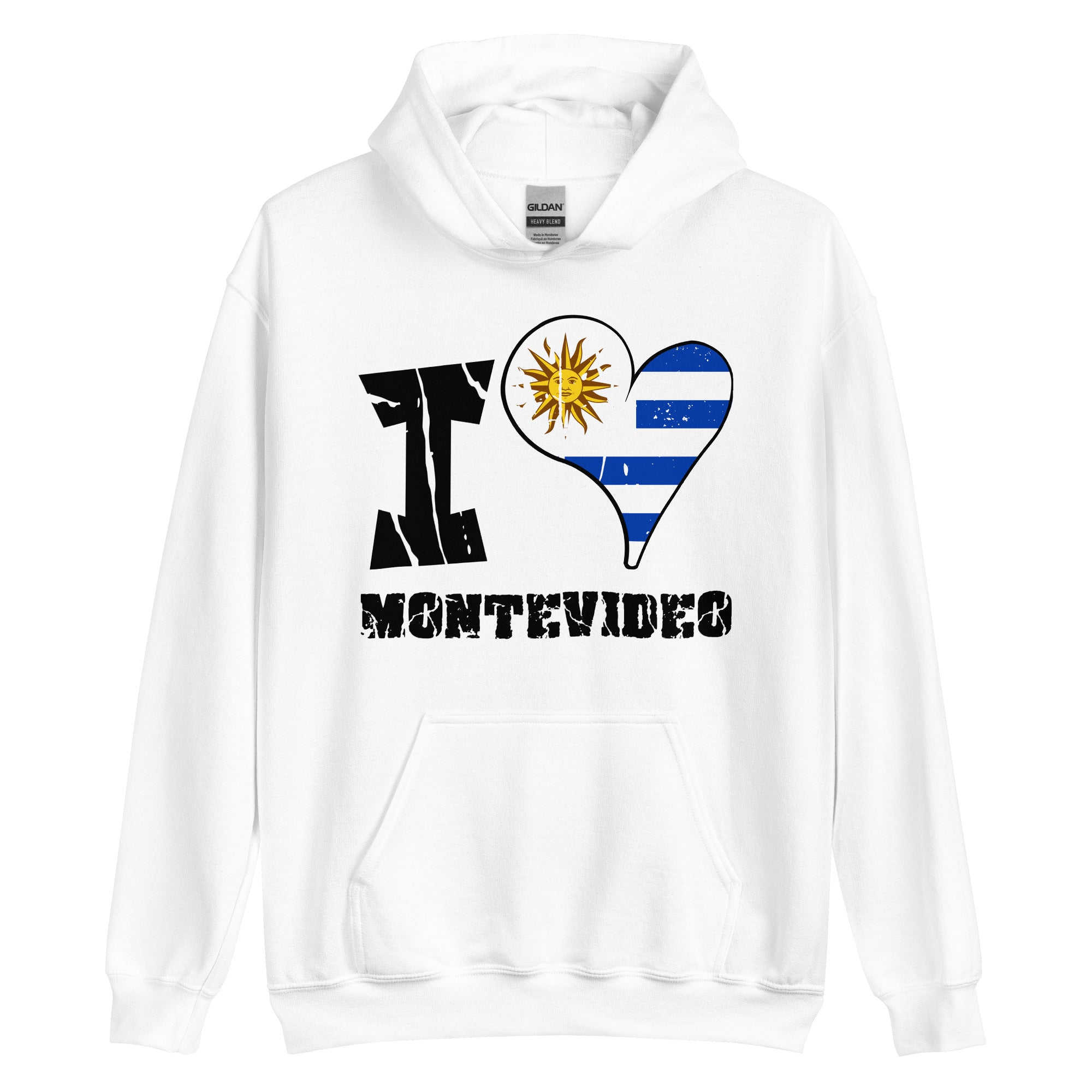 Unisex Hoodie - I Love Montevideo