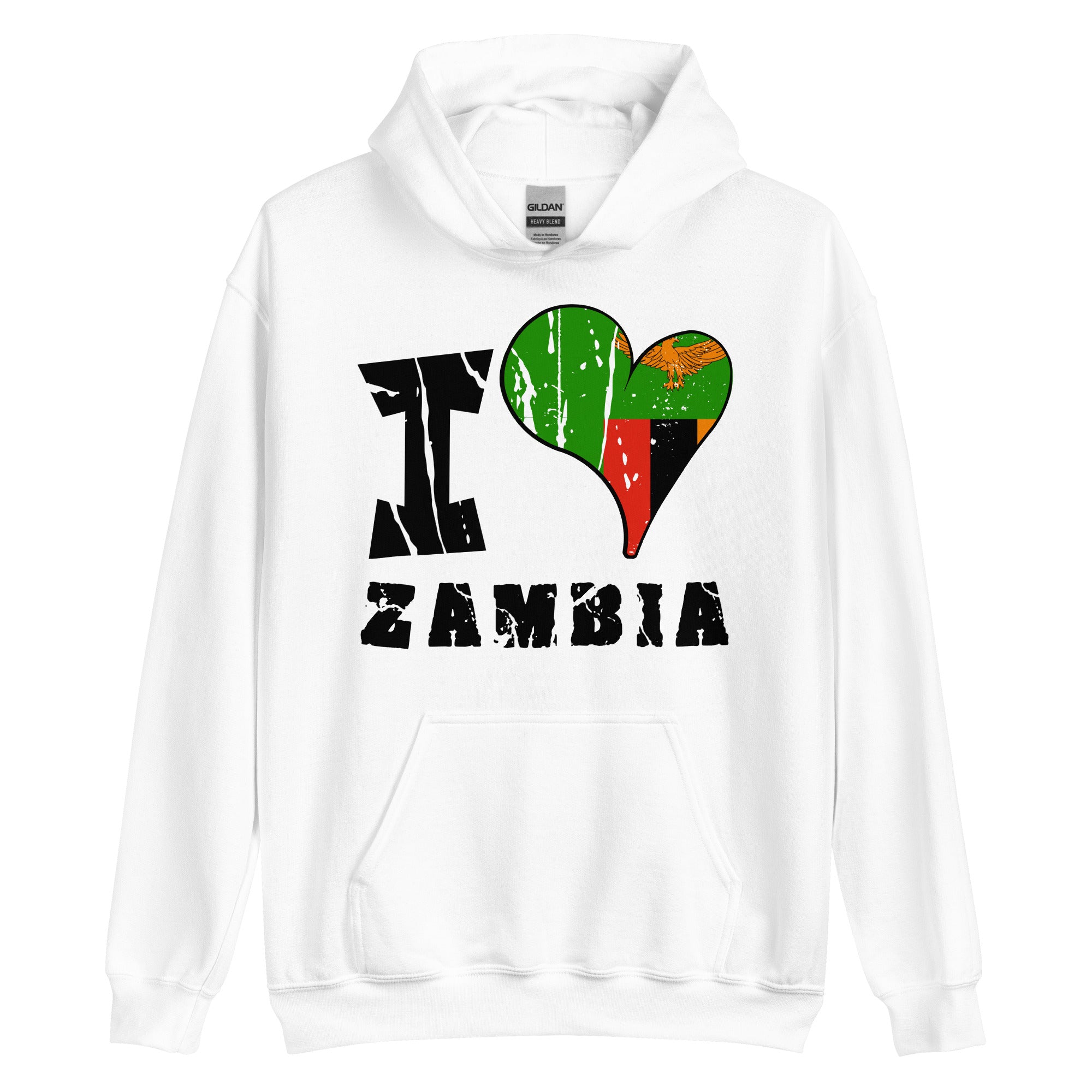 Unisex Hoodie - I Love Zambia