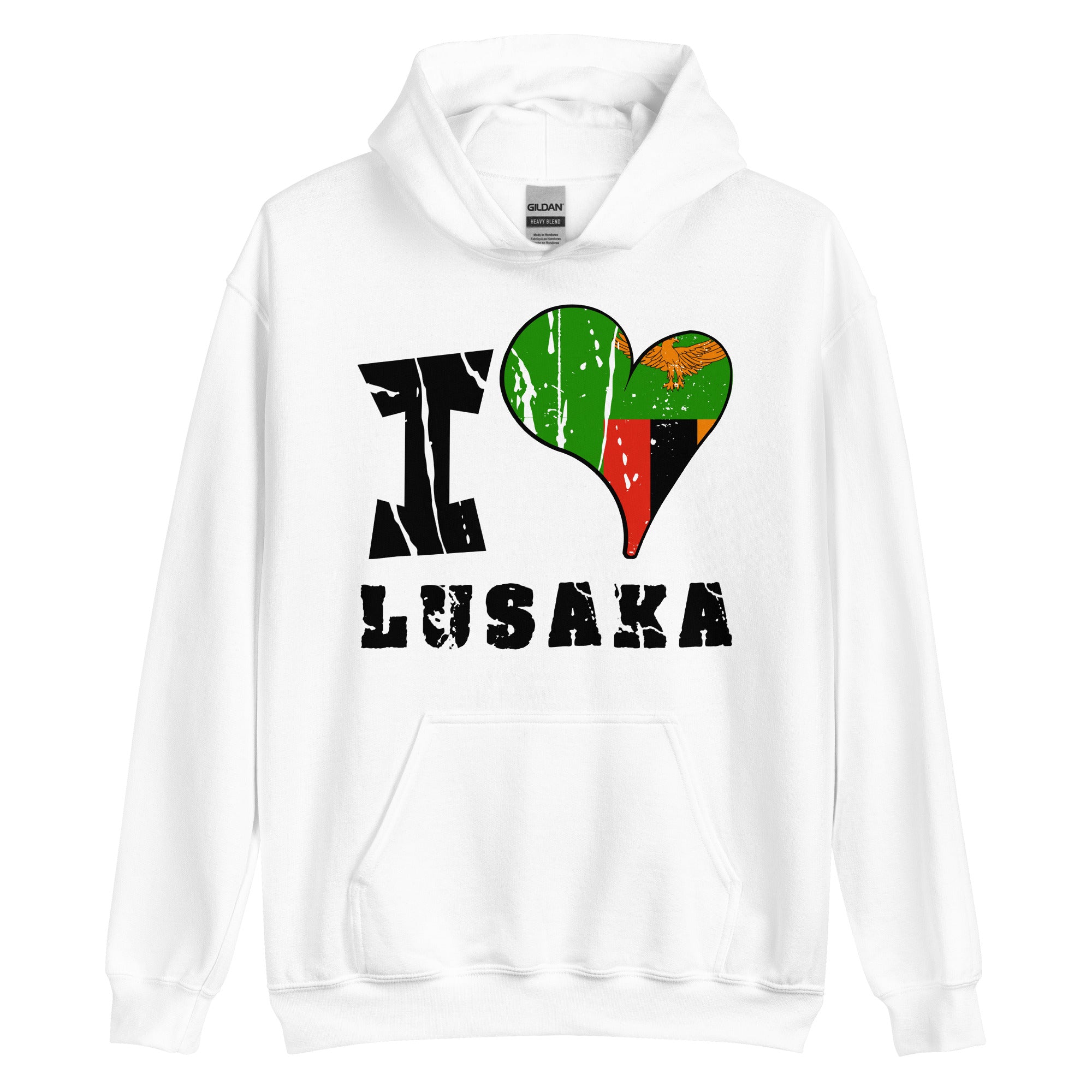 Unisex Hoodie - I Love Lusaka