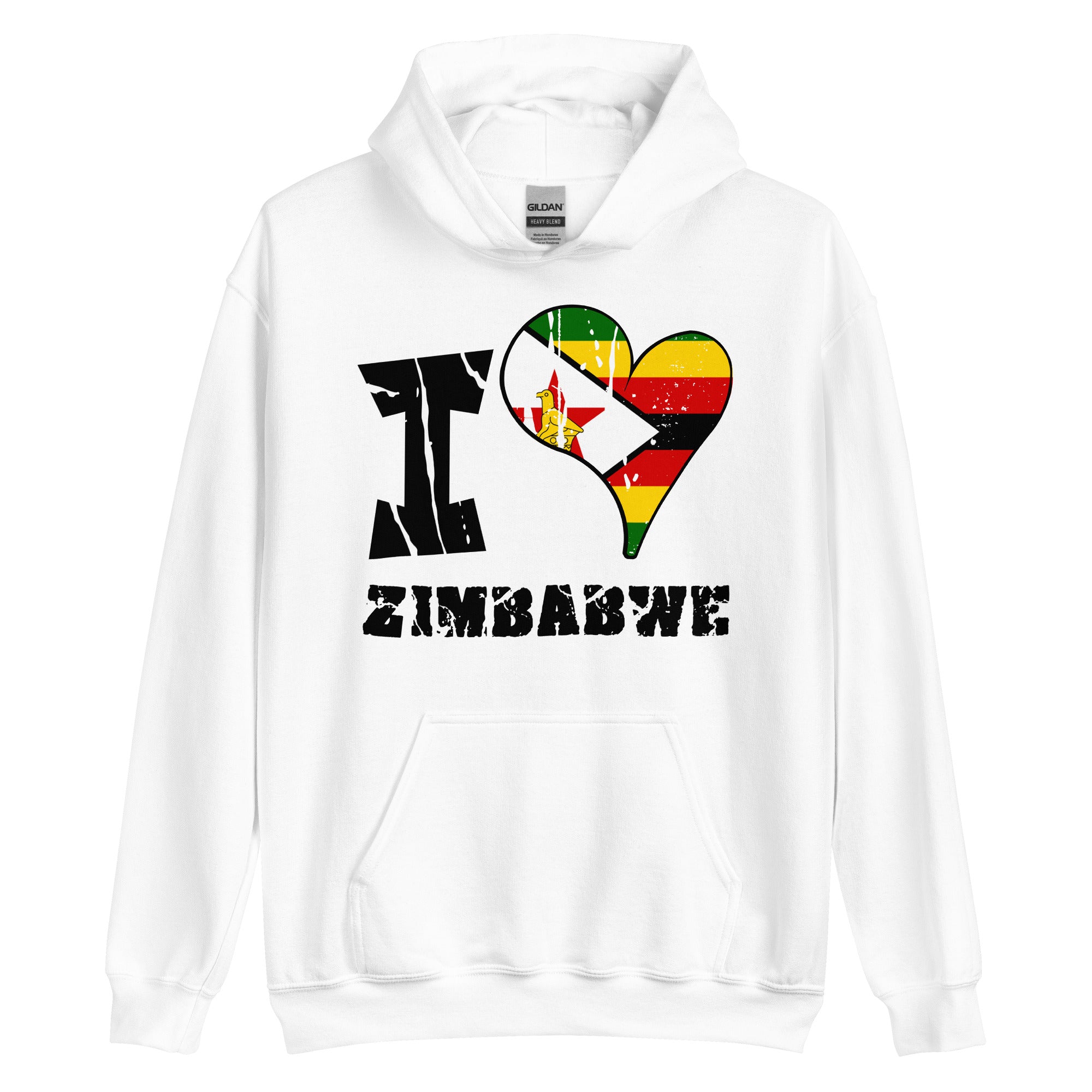 Unisex Hoodie - I Love Zimbabwe