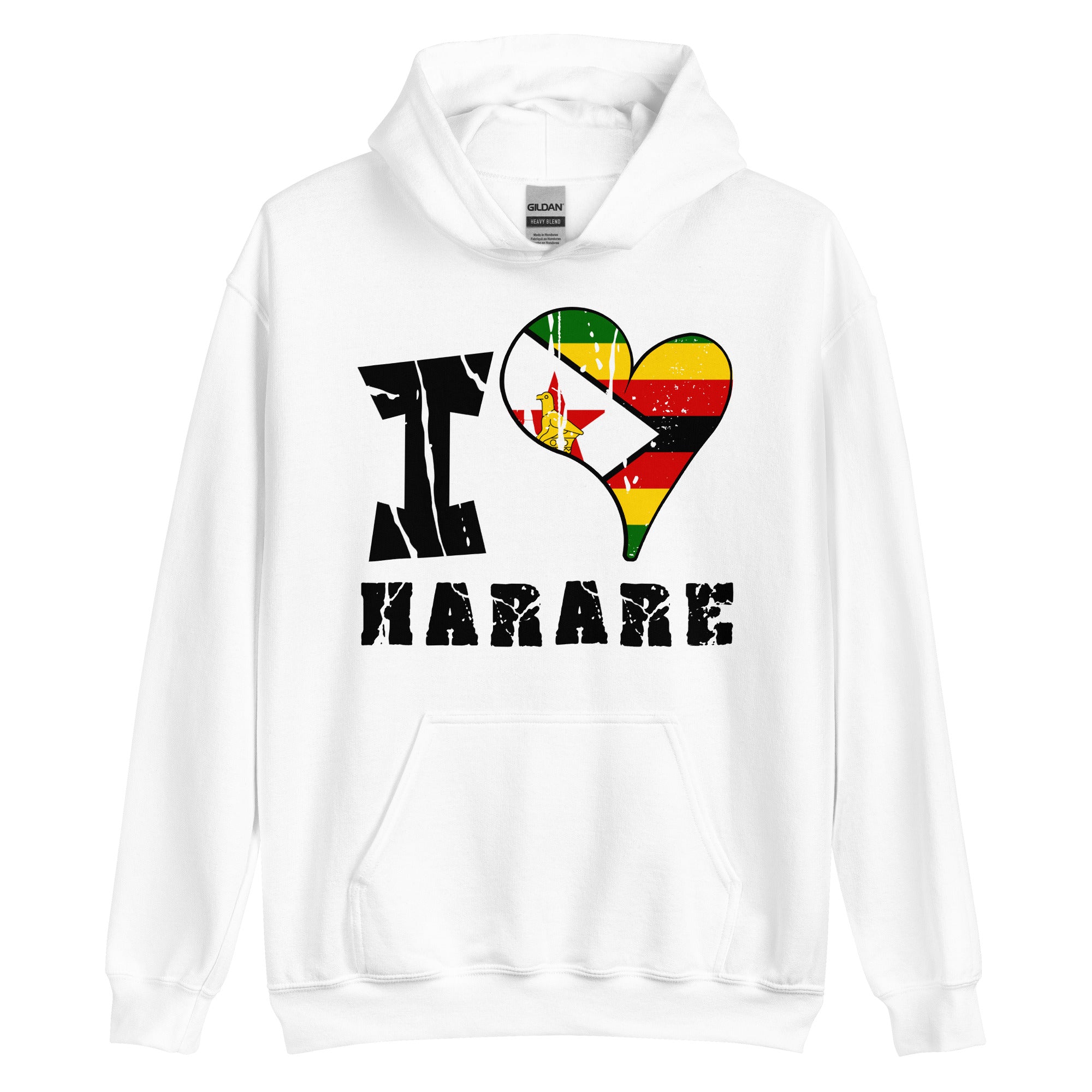 Unisex Hoodie - I Love Harare