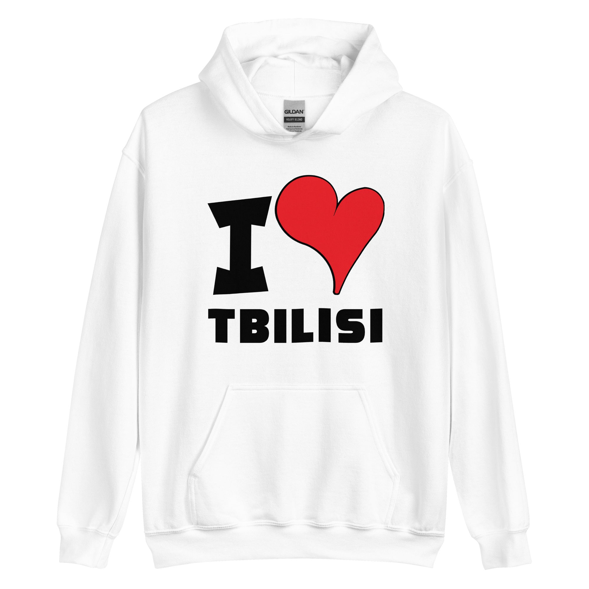 Unisex Hoodie - I Love Tbilisi Red