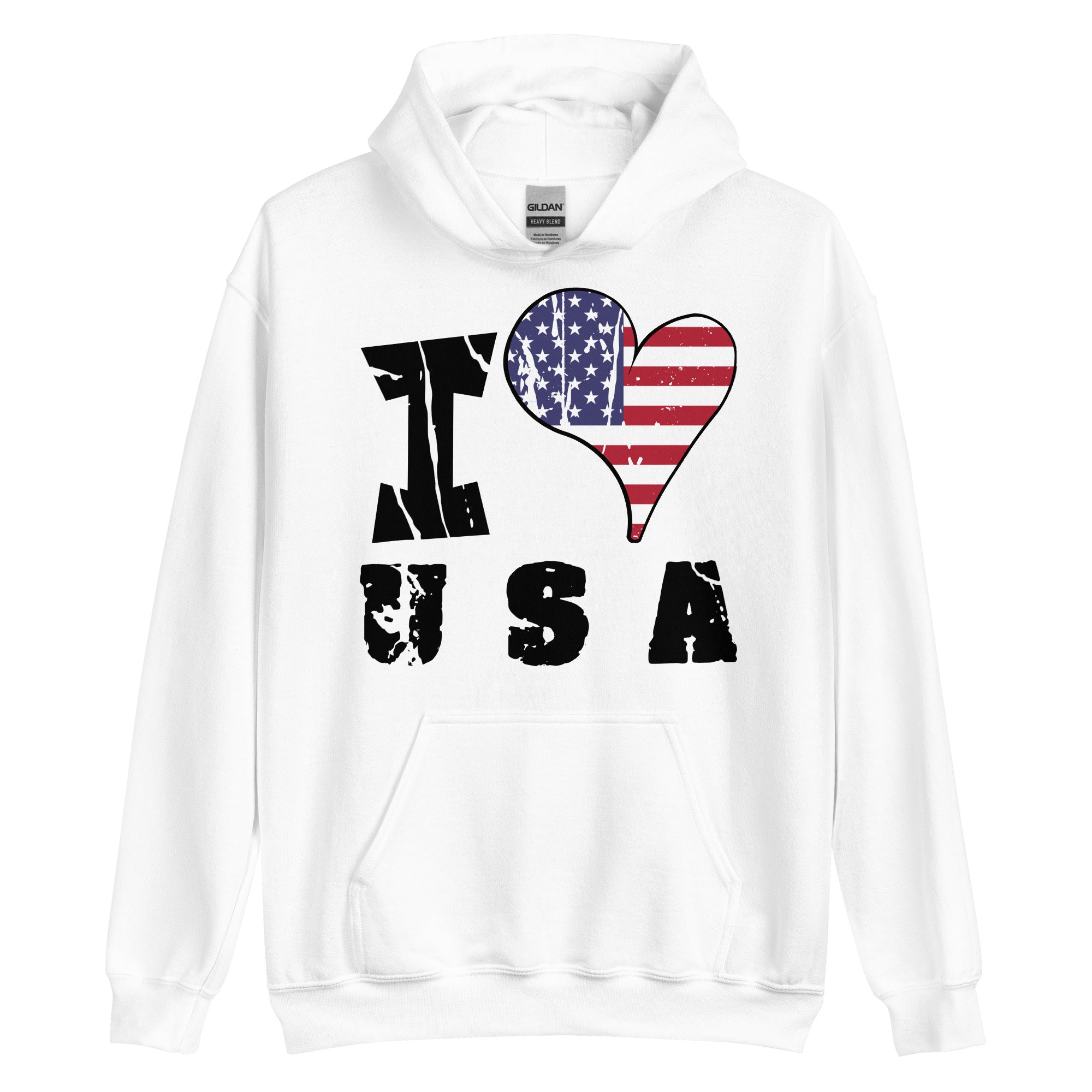 Unisex Hoodie - I Love USA