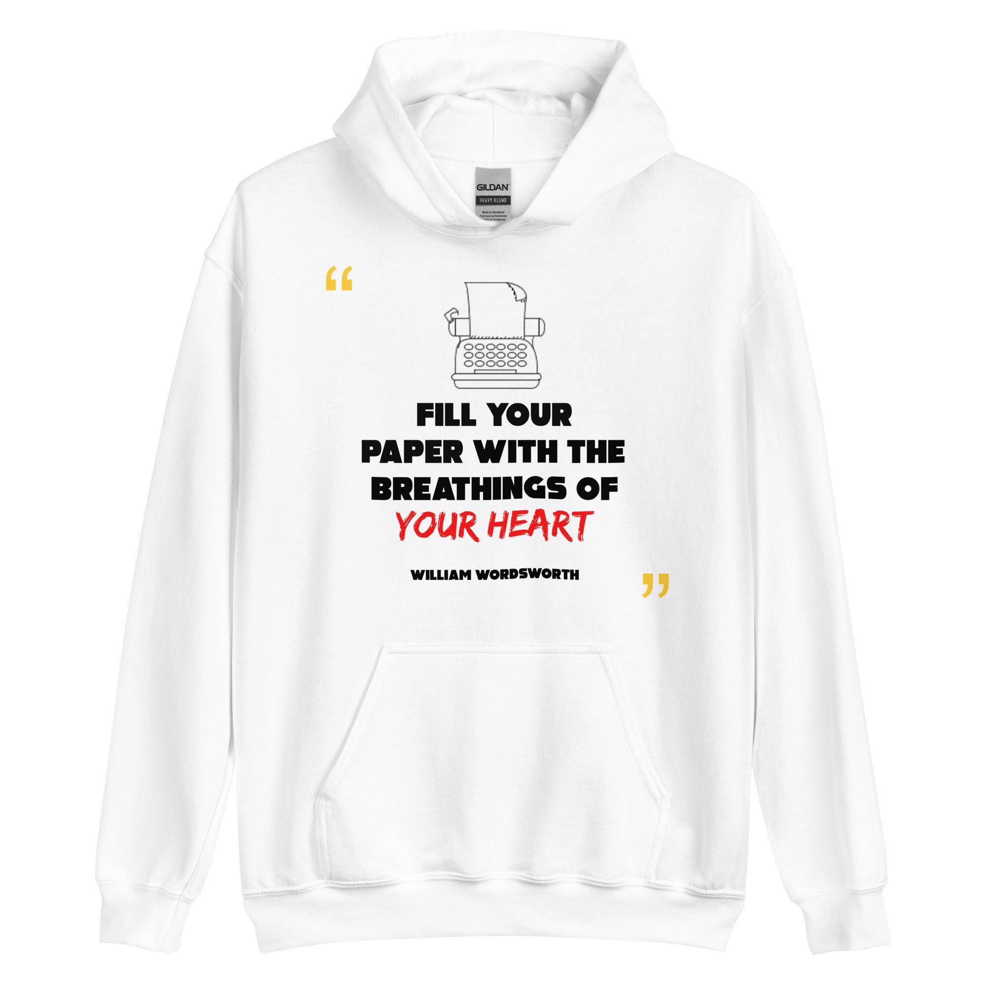 Unisex Hoodie - William Wordsworth quotes