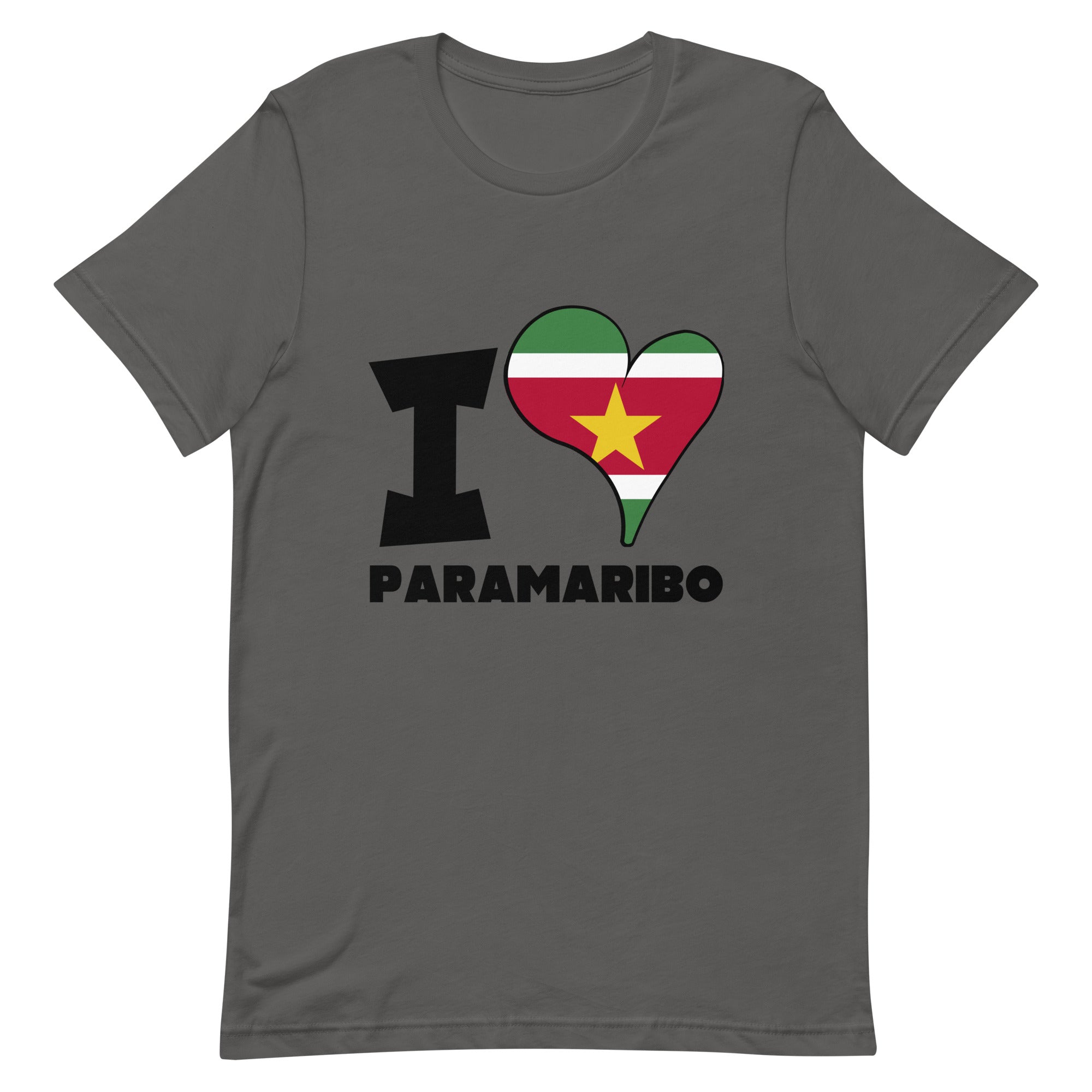 Unisex t-shirt - I Love Paramaribo Flag