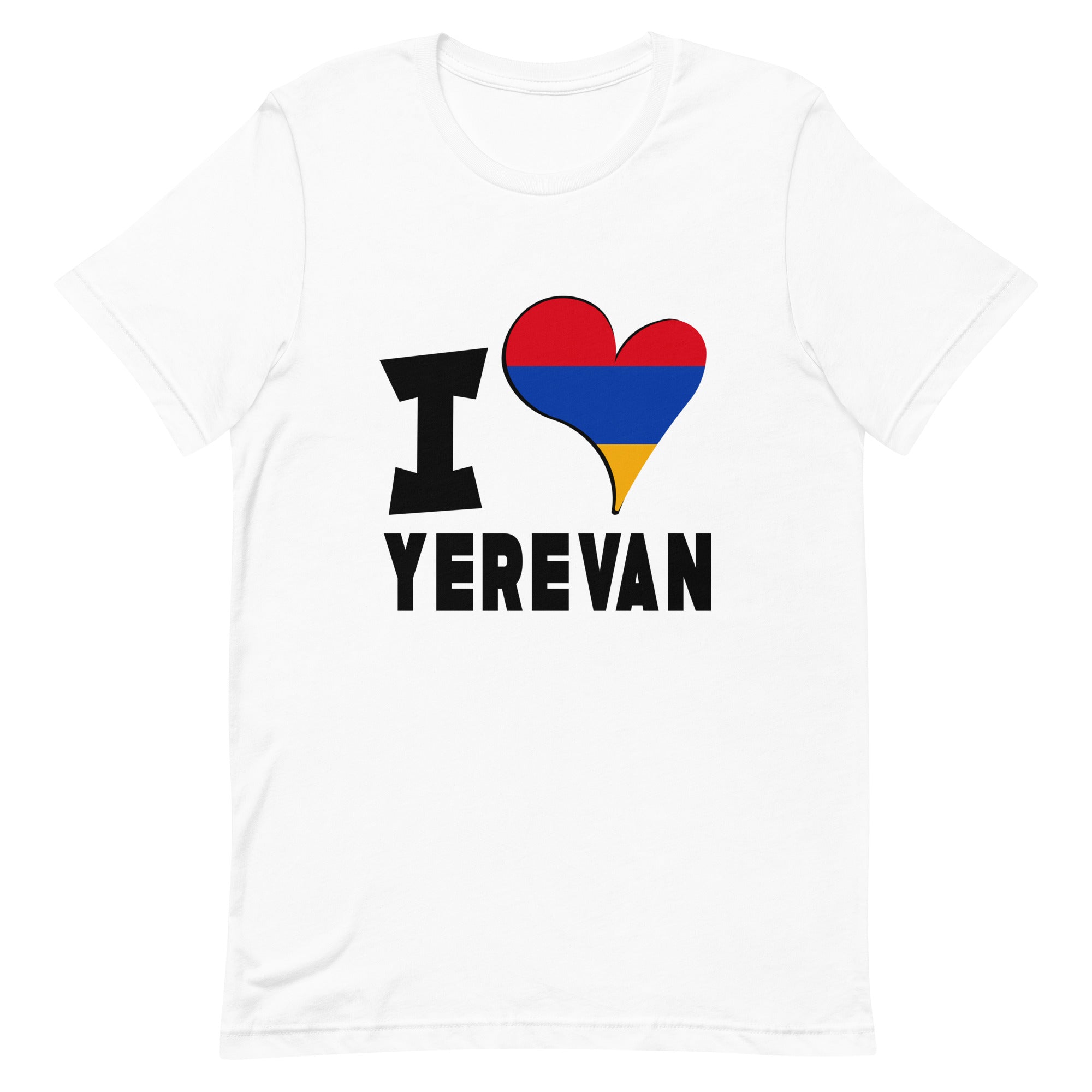 Unisex t-shirt - I Love Yerevan Flag