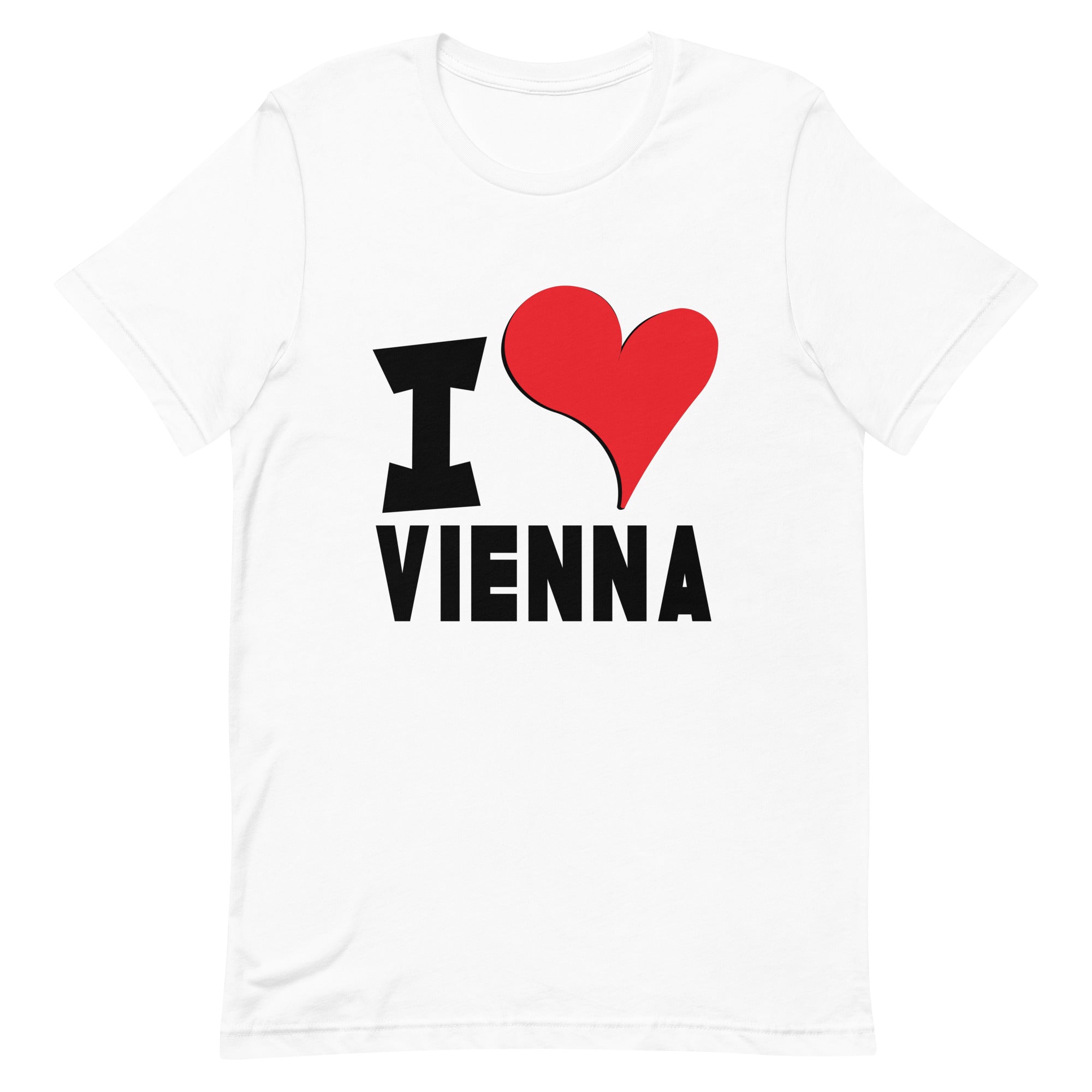 Unisex t-shirt - I Love Vienna Red