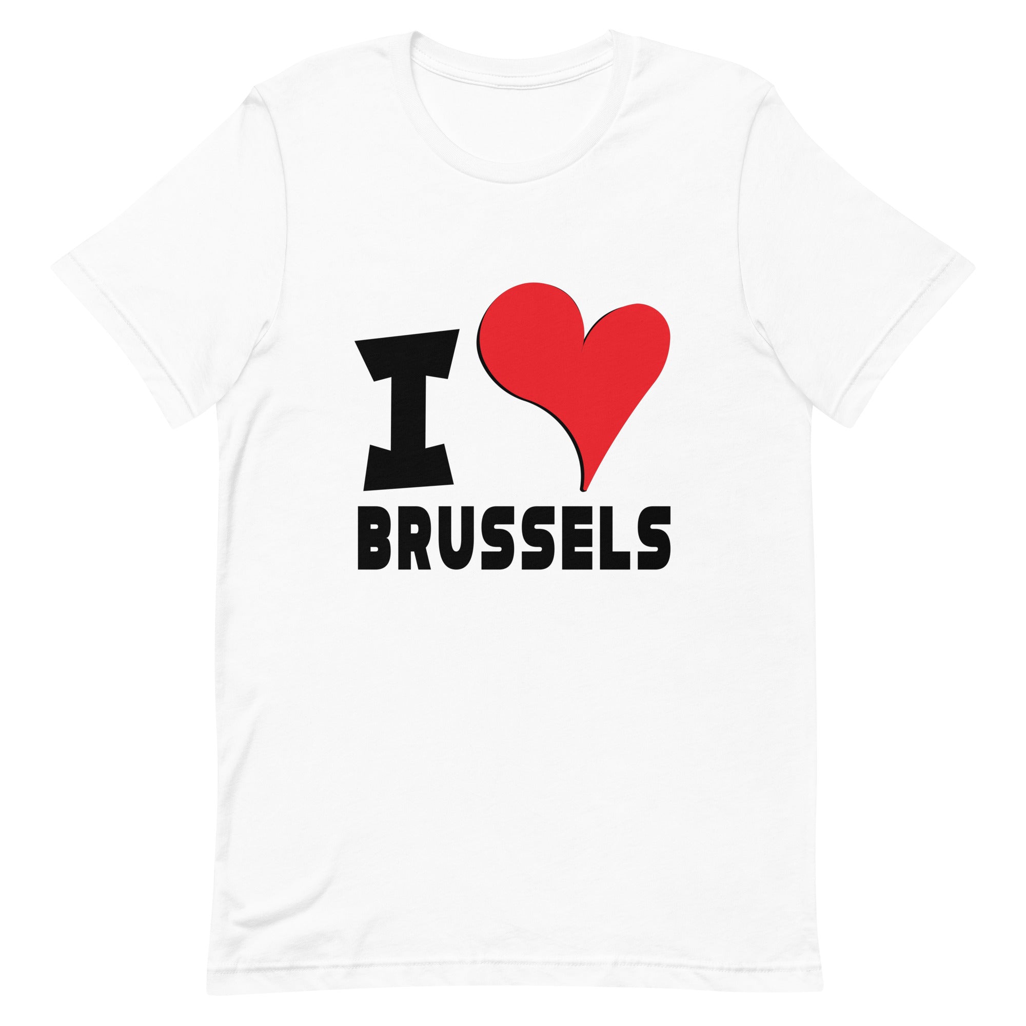 Unisex t-shirt - I Love Brussels Red