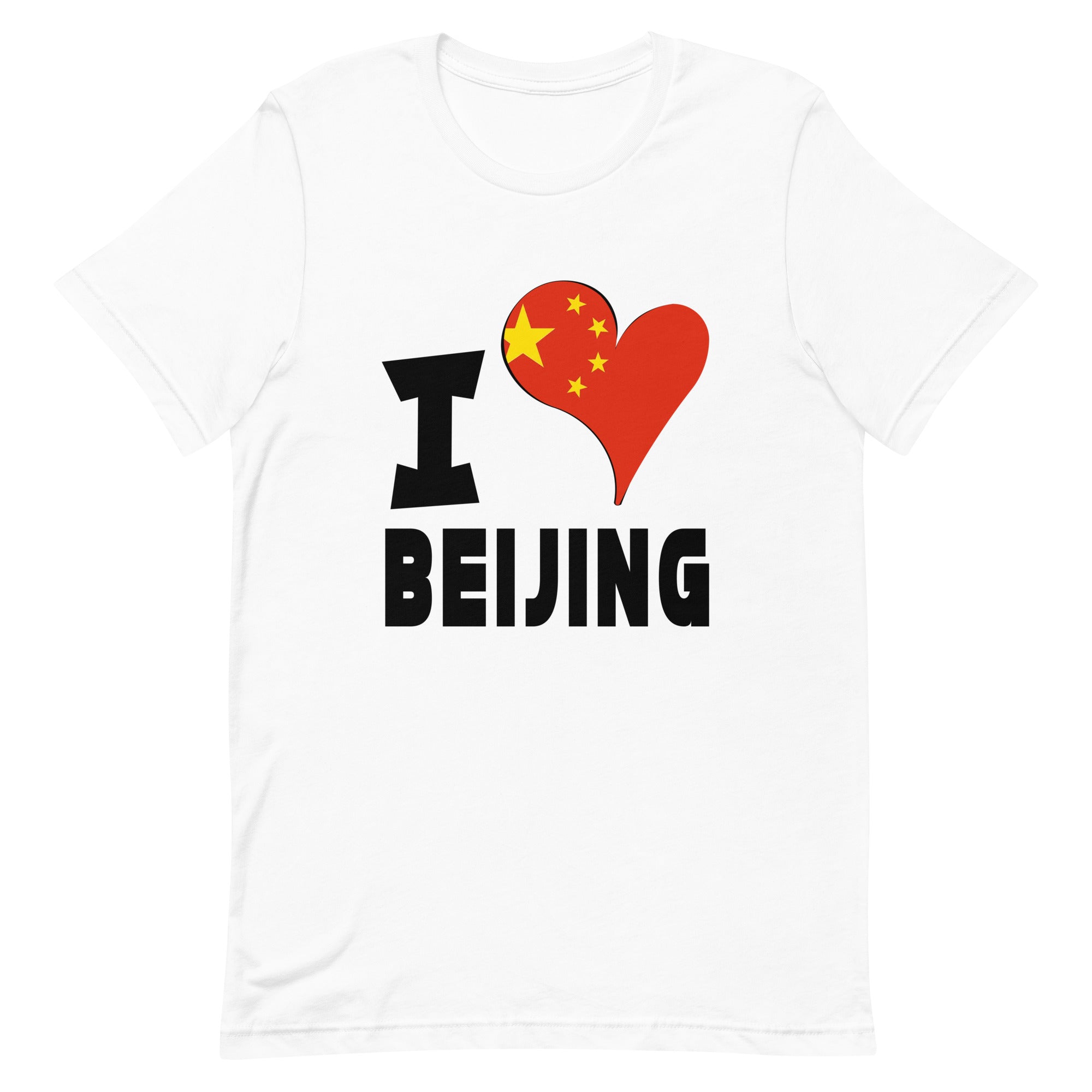 Unisex t-shirt - I Love Beijing Flag