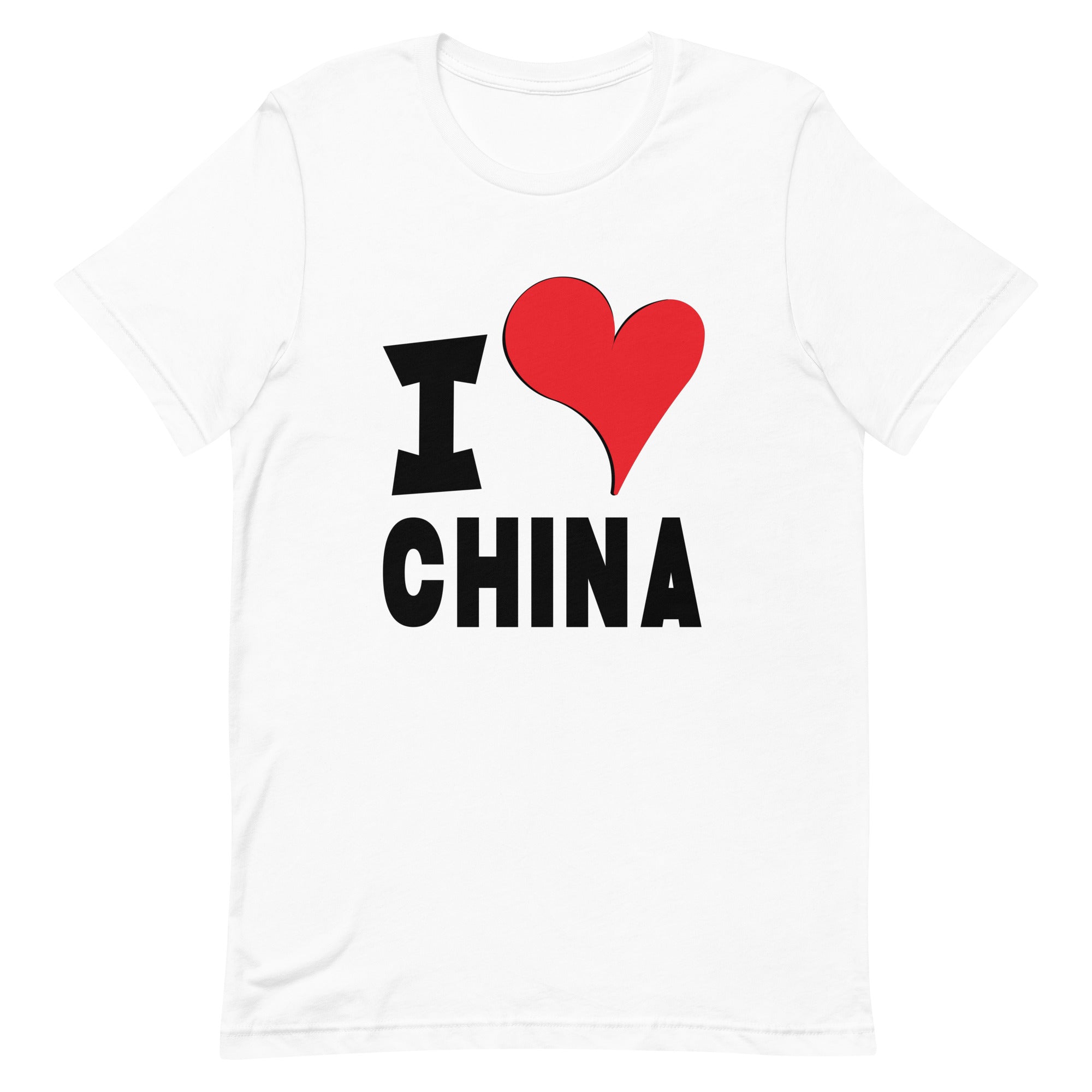 Unisex t-shirt - I Love China Red