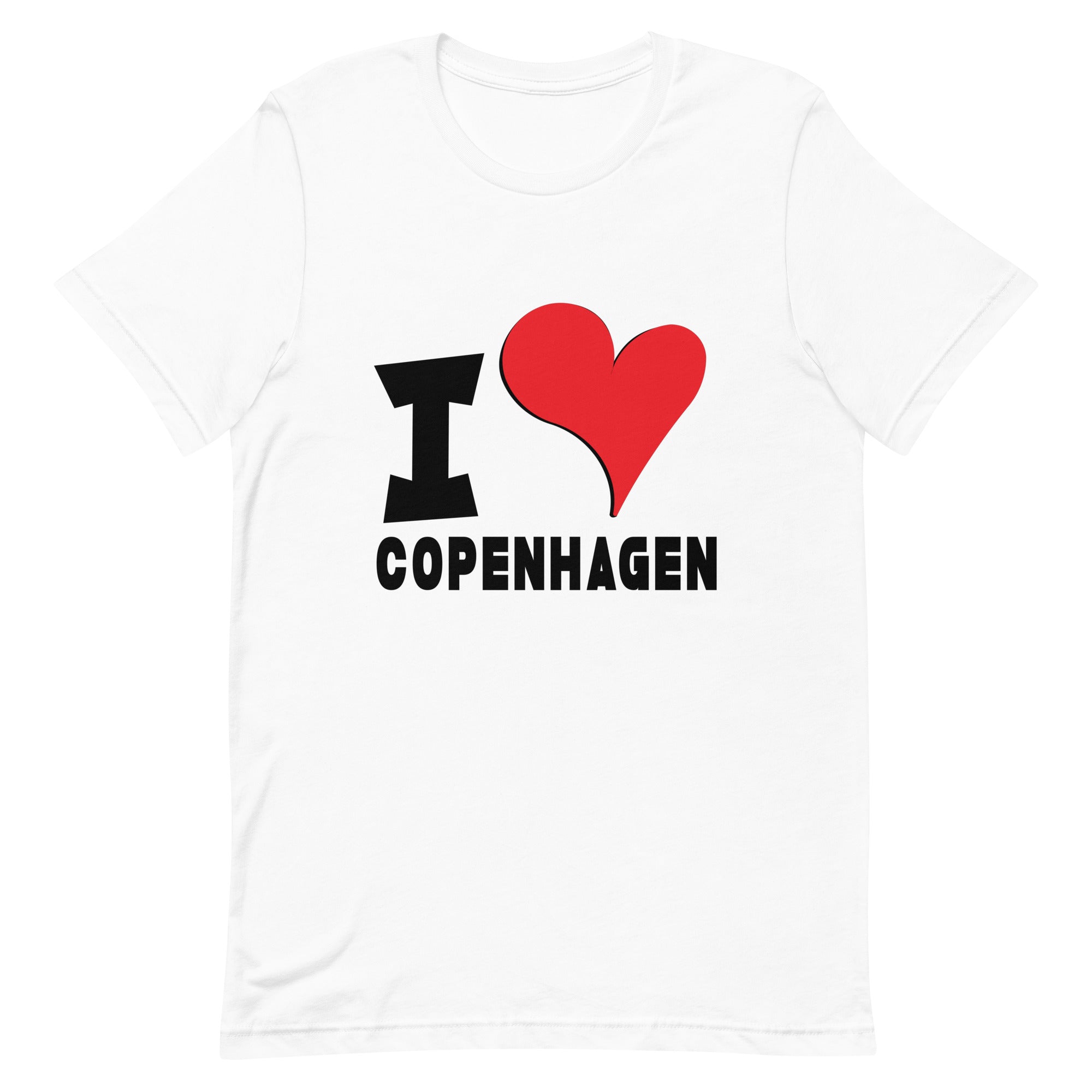 Unisex t-shirt - I Love Copenhagen Red