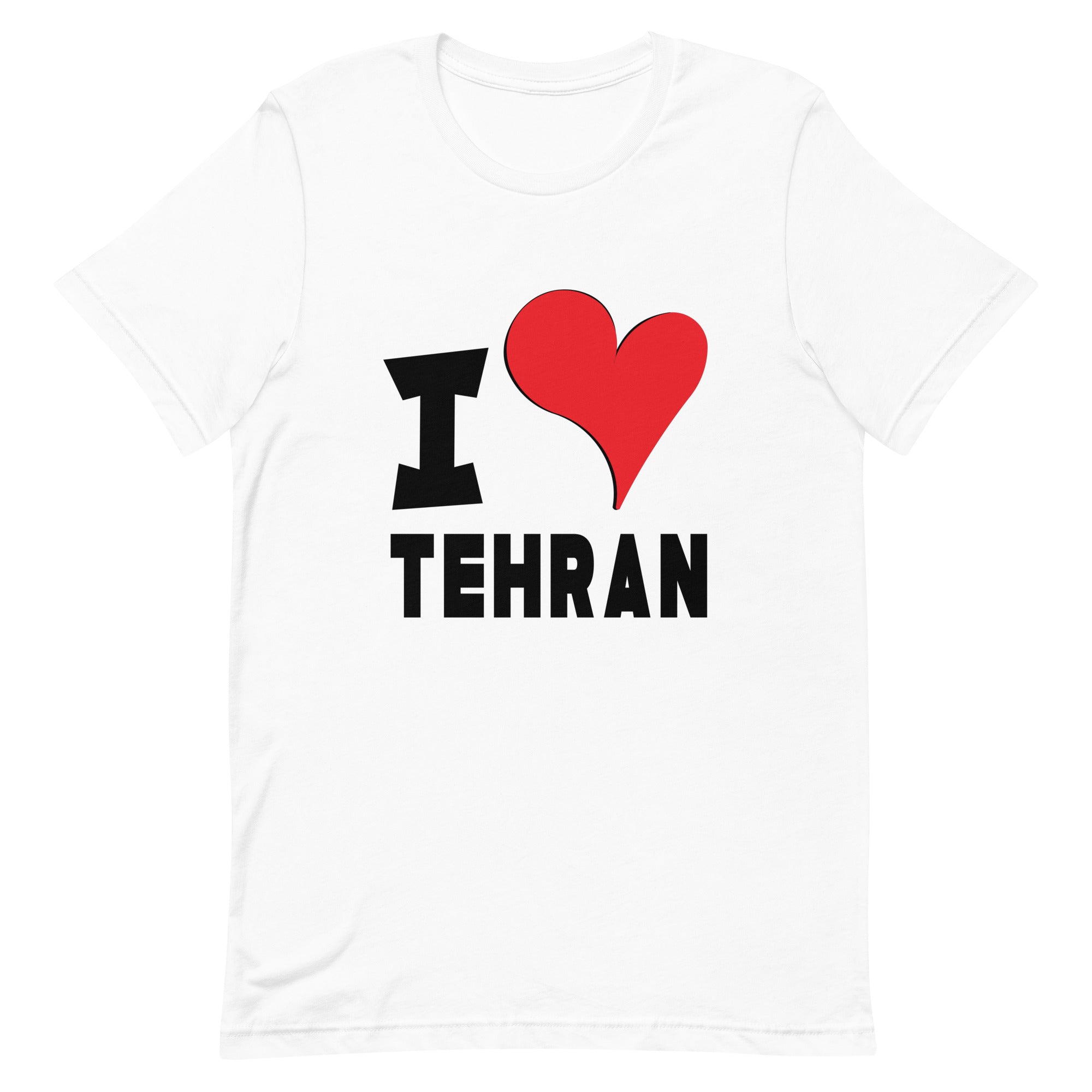 Unisex t-shirt - I Love Tehran Red