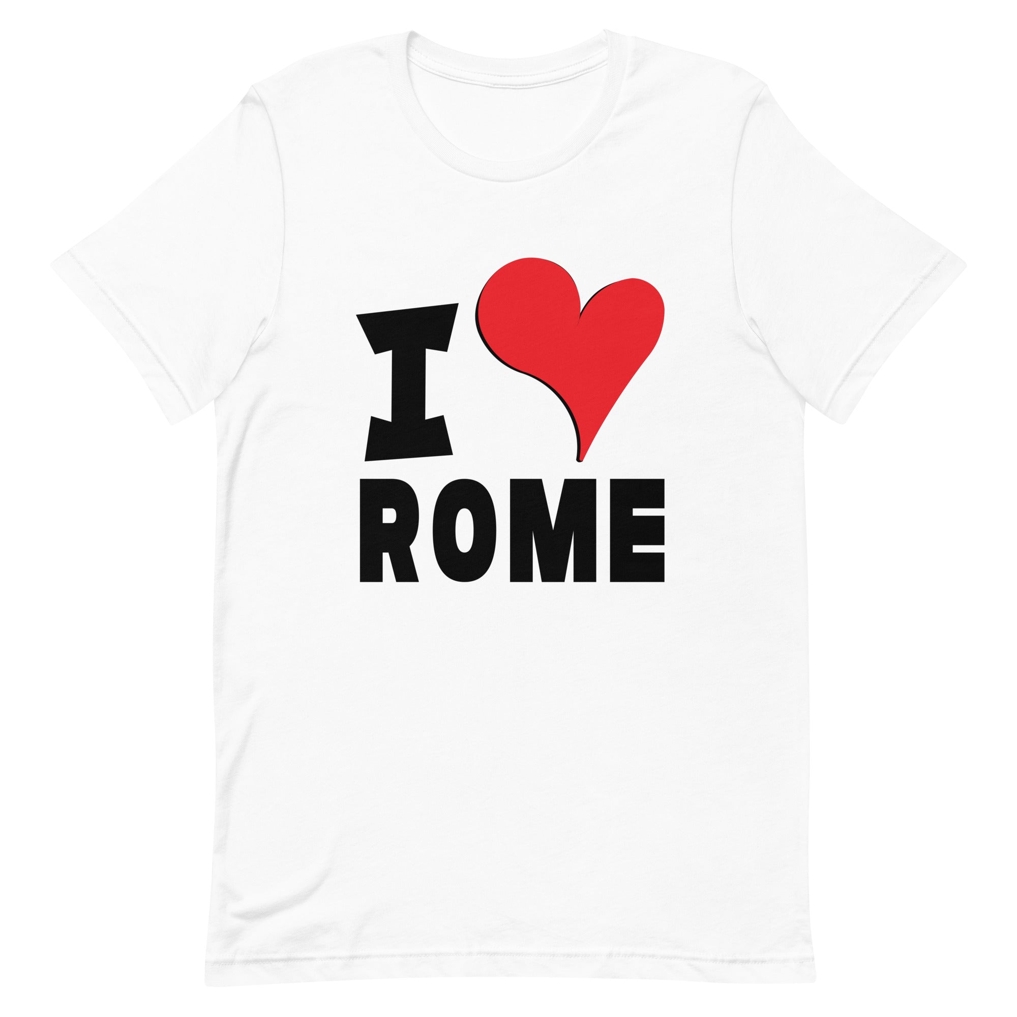 Unisex t-shirt - I Love Rome Red