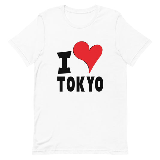 Unisex t-shirt - I Love Tokyo Red