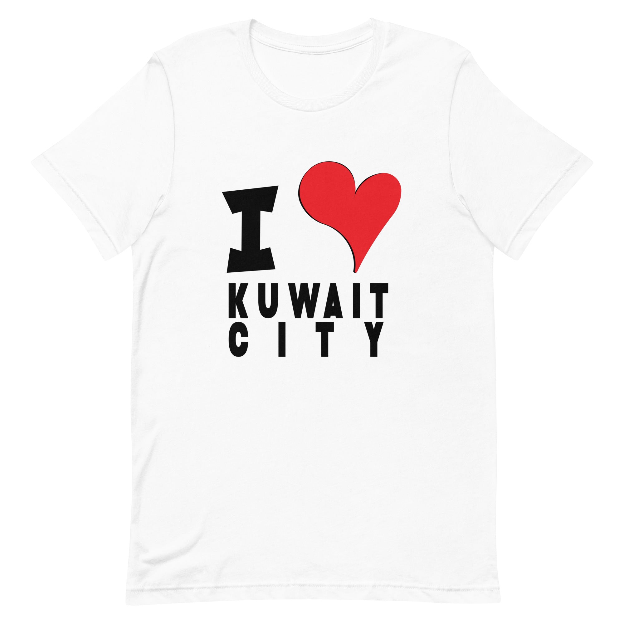 Unisex t-shirt - I Love Kuwait City Red