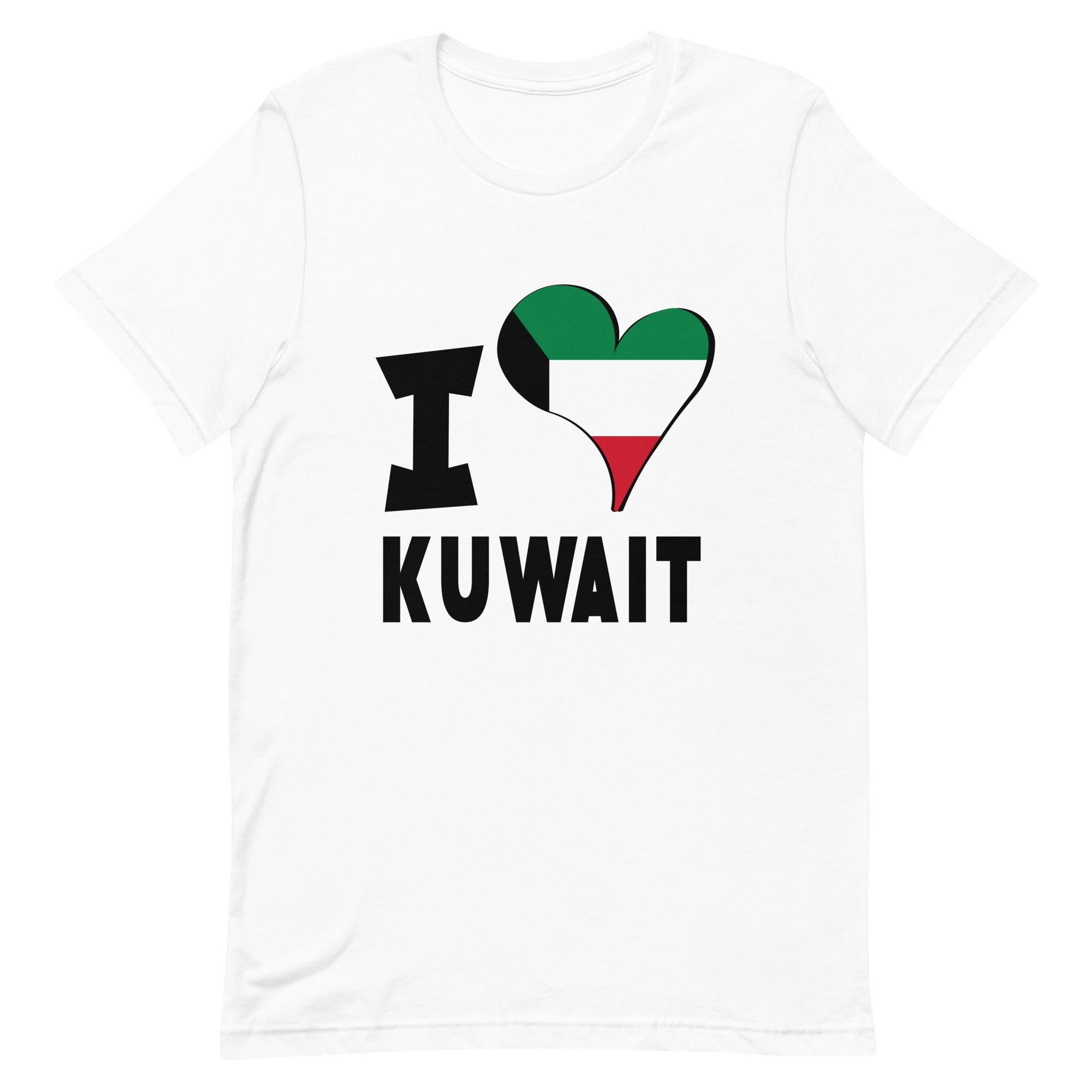 Unisex t-shirt - I Love Kuwait Flag