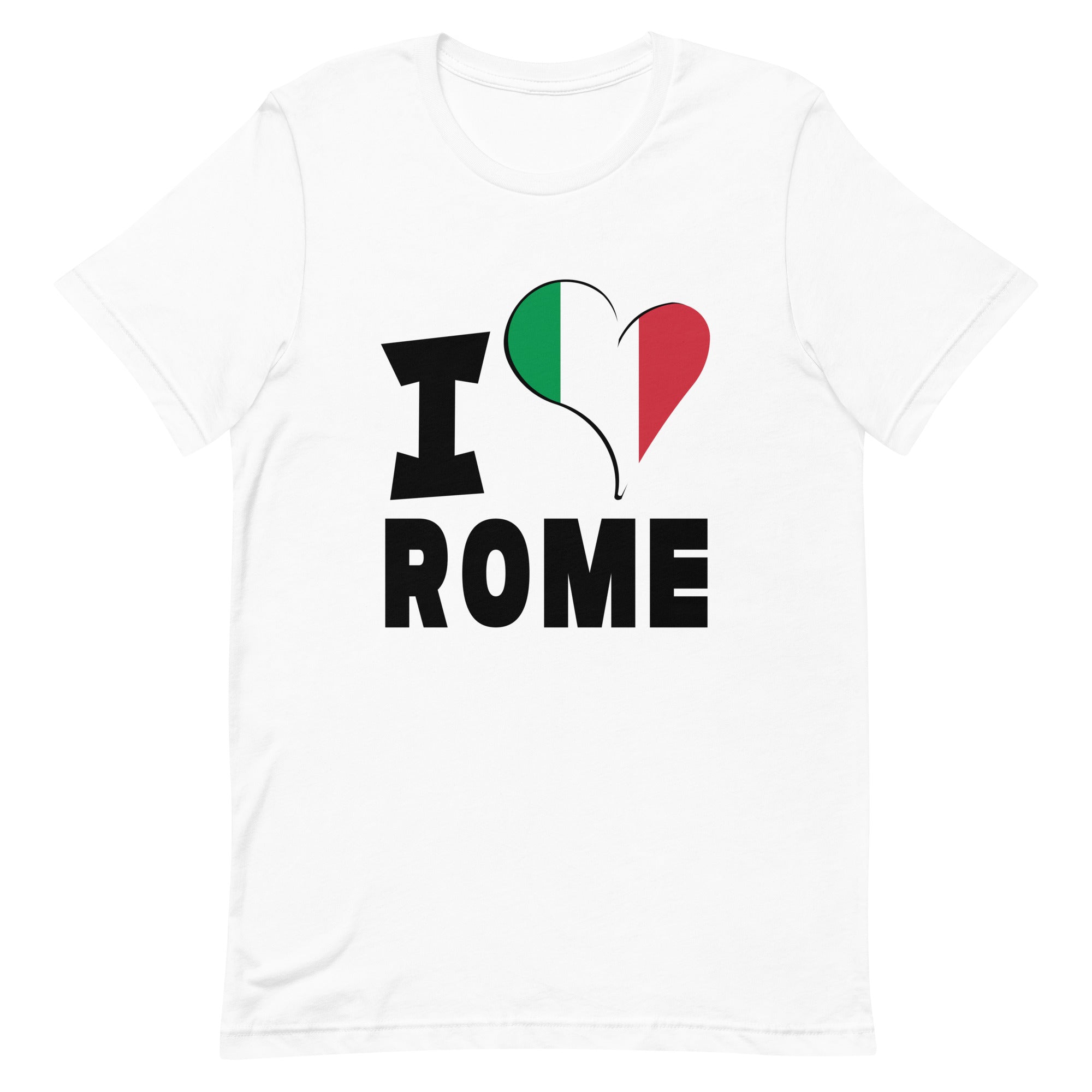 Unisex t-shirt - I love Rome Flag