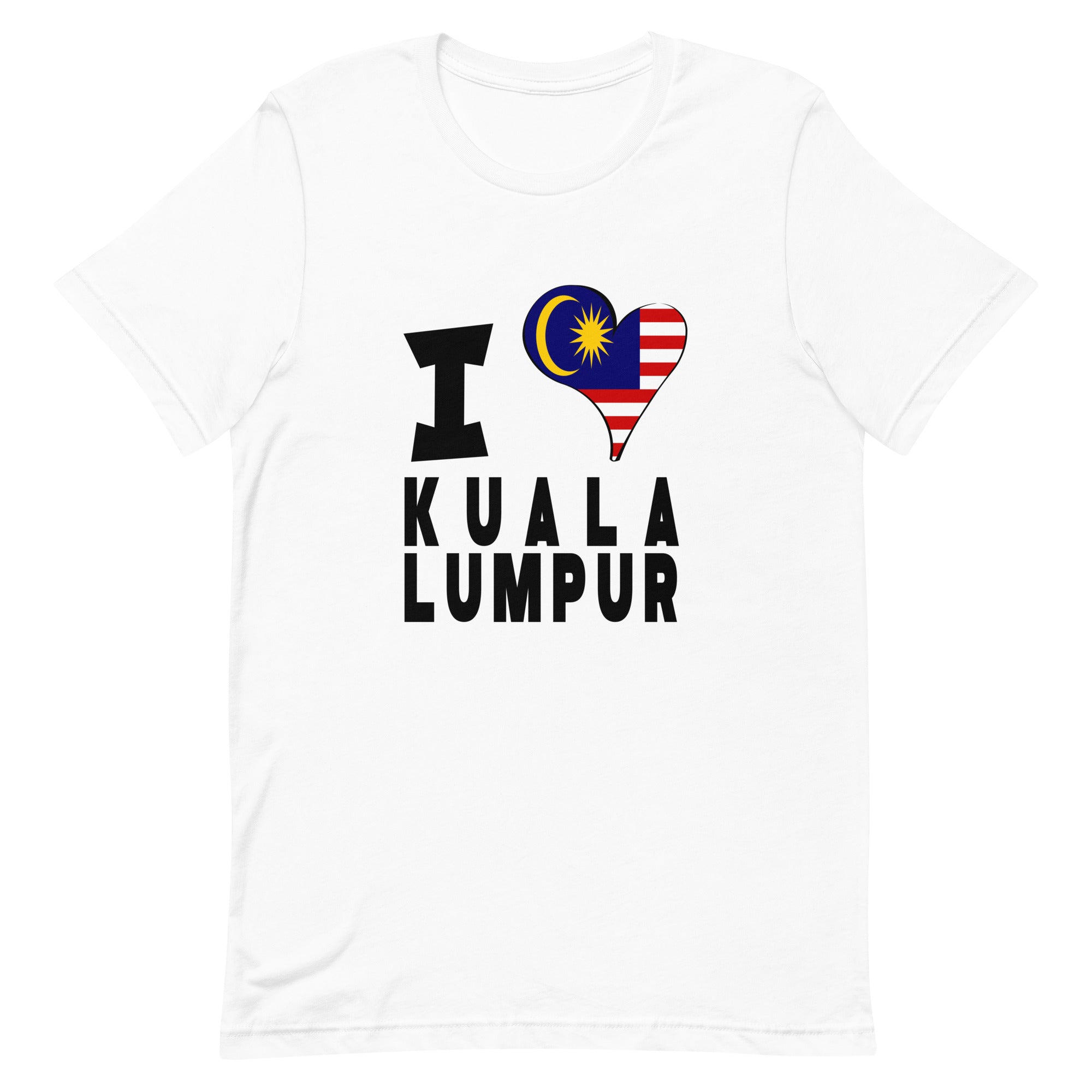 Unisex t-shirt - I Love Kuala Lumpur Flag