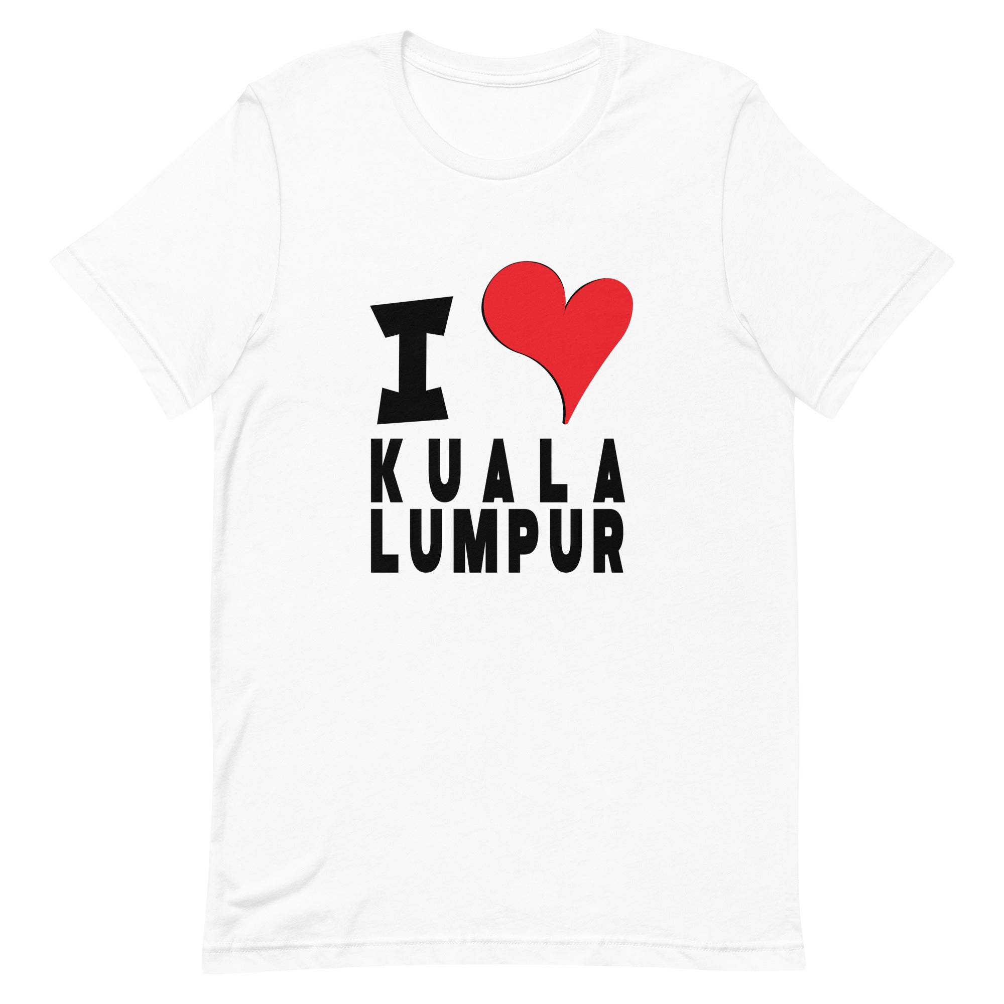 Unisex t-shirt - I Love Kuala Lumpur Red