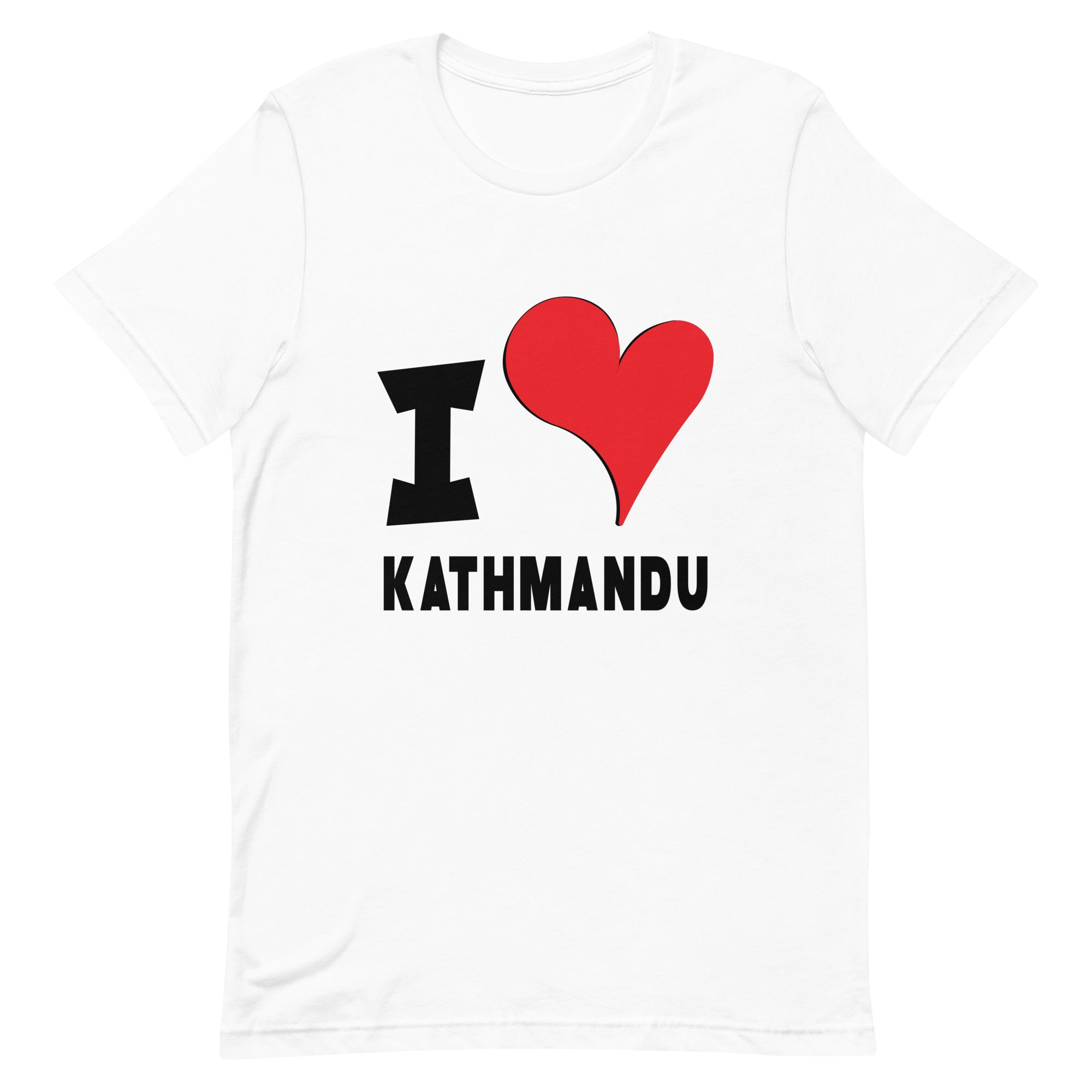 Unisex t-shirt - I love Kathmandu Red