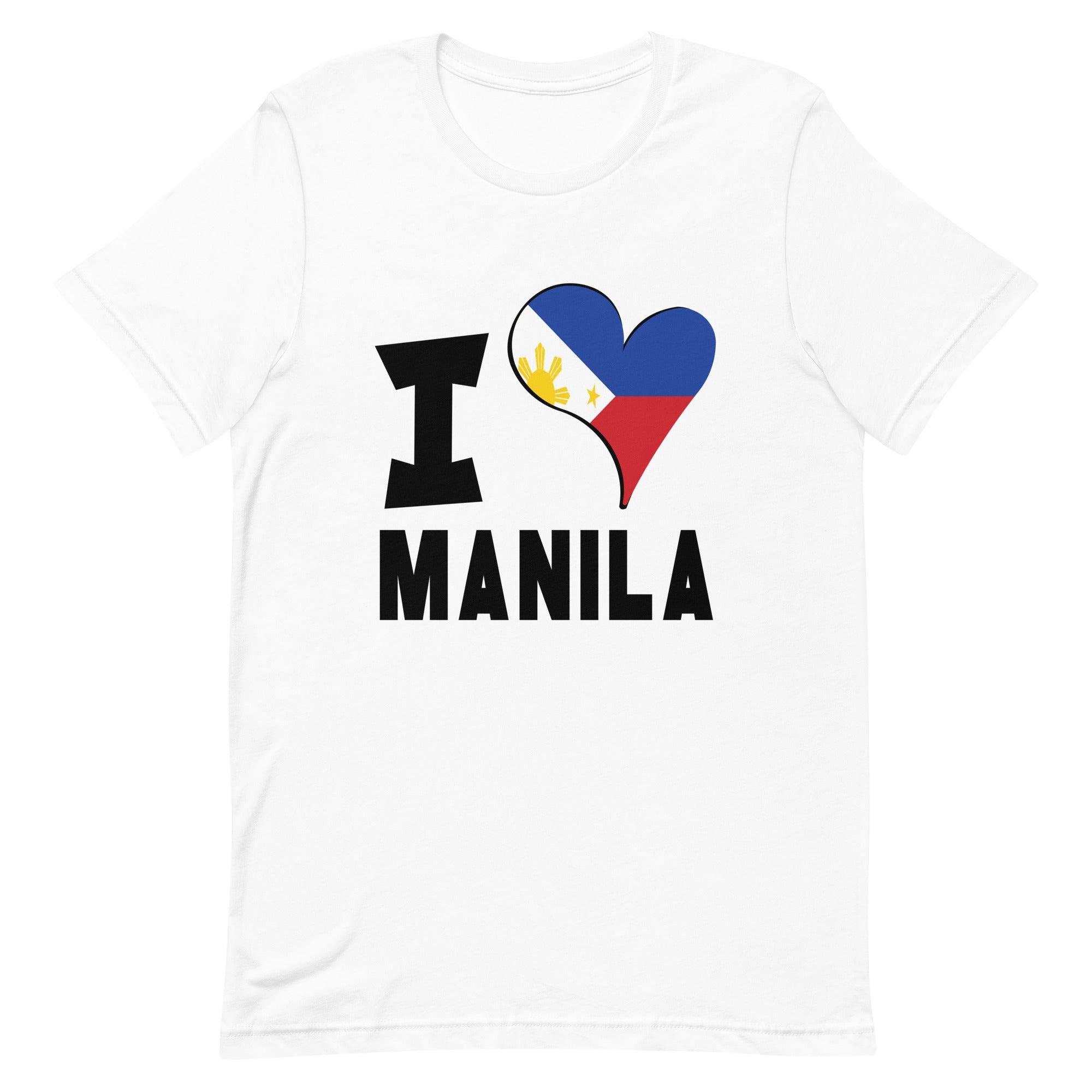 Unisex t-shirt - I Love Manila Flag