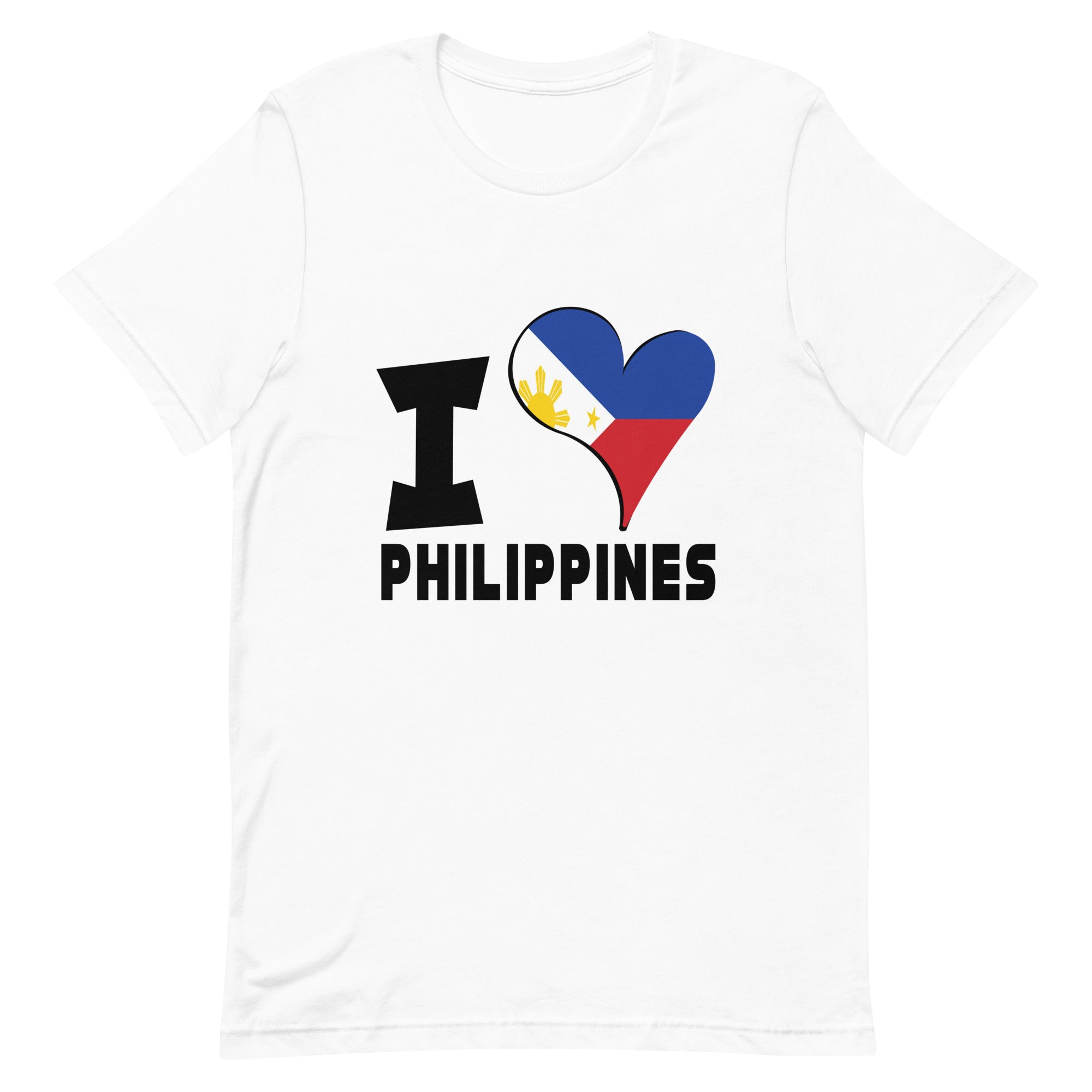 Unisex t-shirt - I Love Philippines Flag