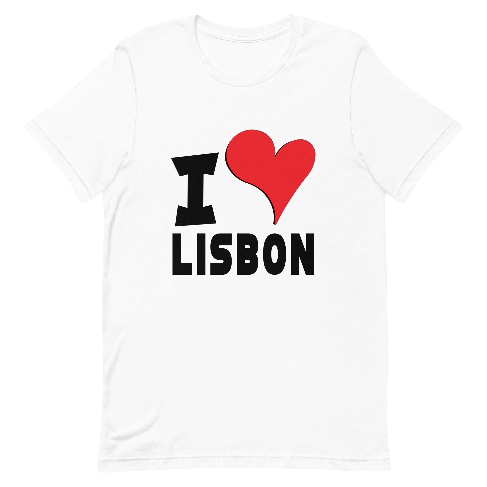 Unisex t-shirt - I Love Lisbon Red